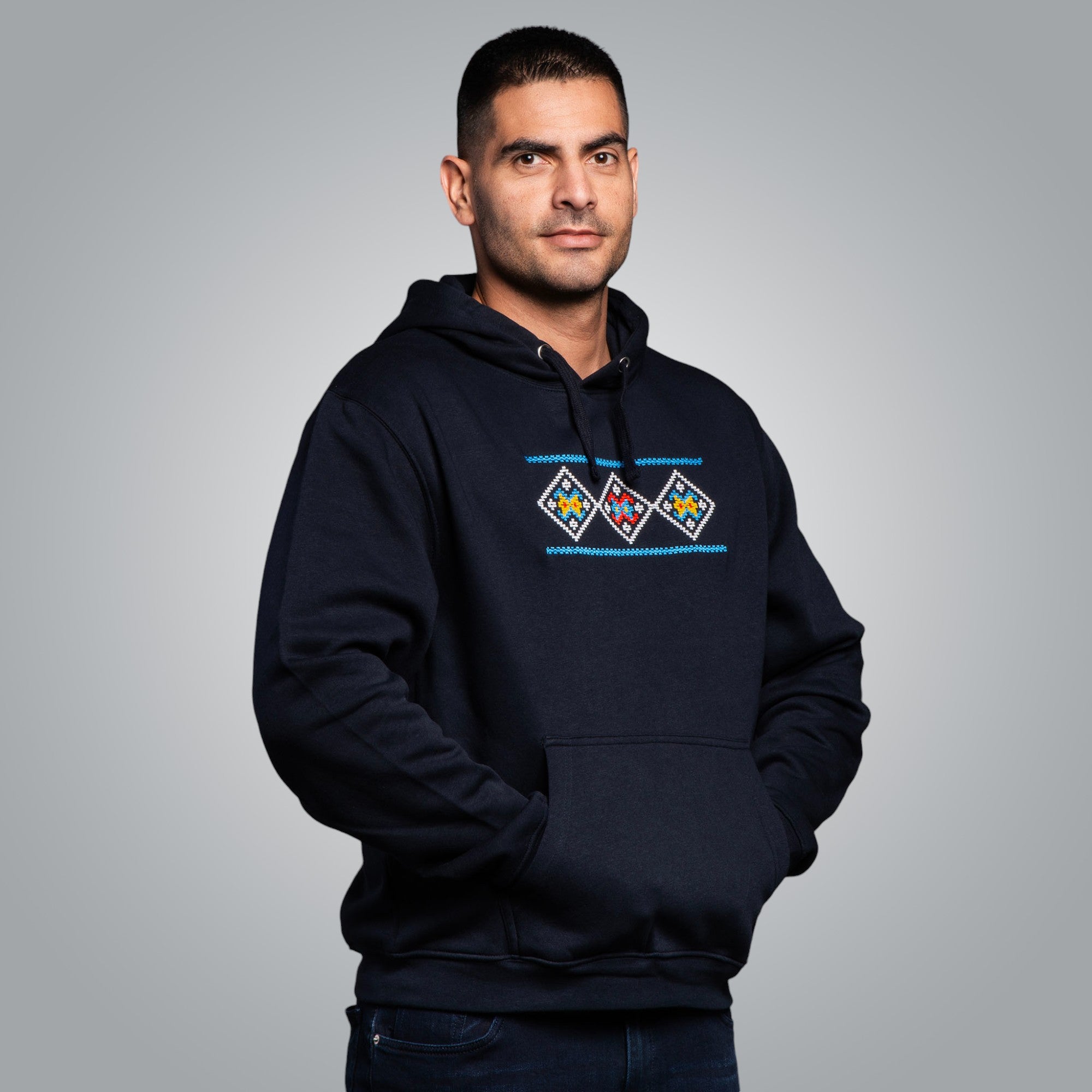 Мъжка блуза с качулка "Народ"