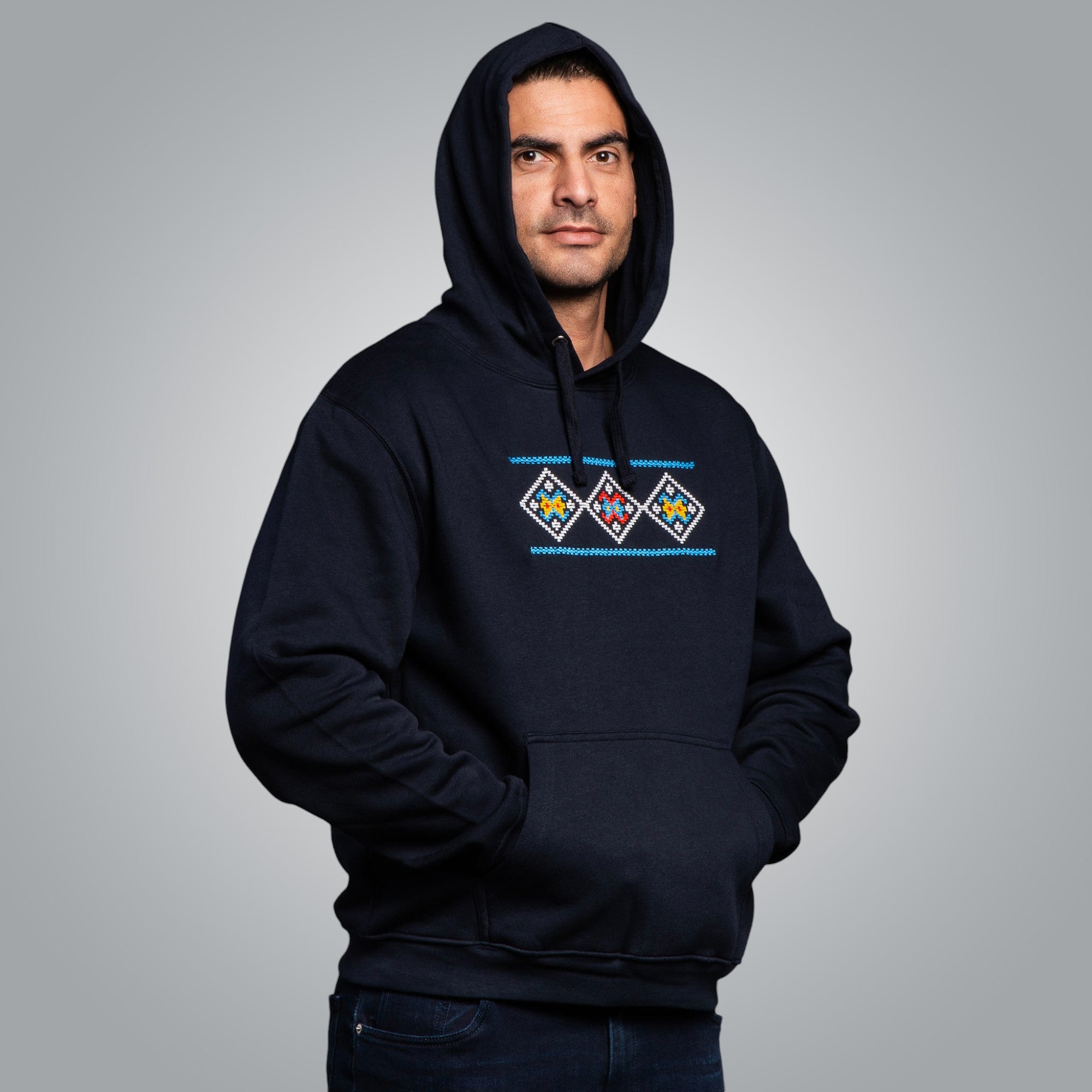 Мъжка блуза с качулка "Народ"