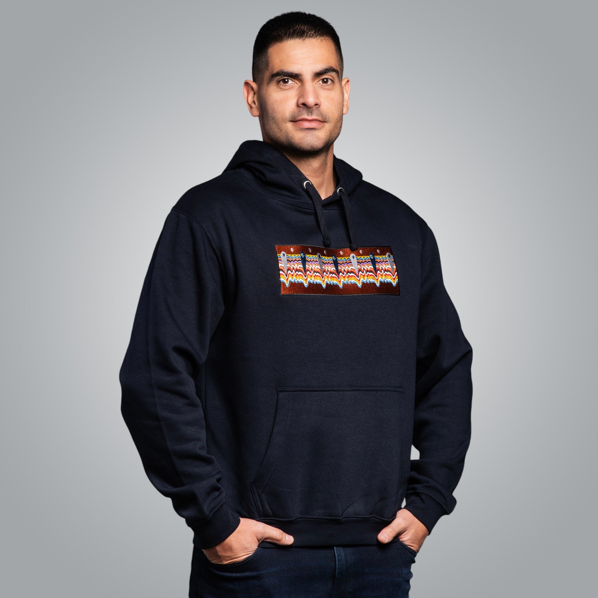 Мъжка блуза с качулка "Троянска капка"