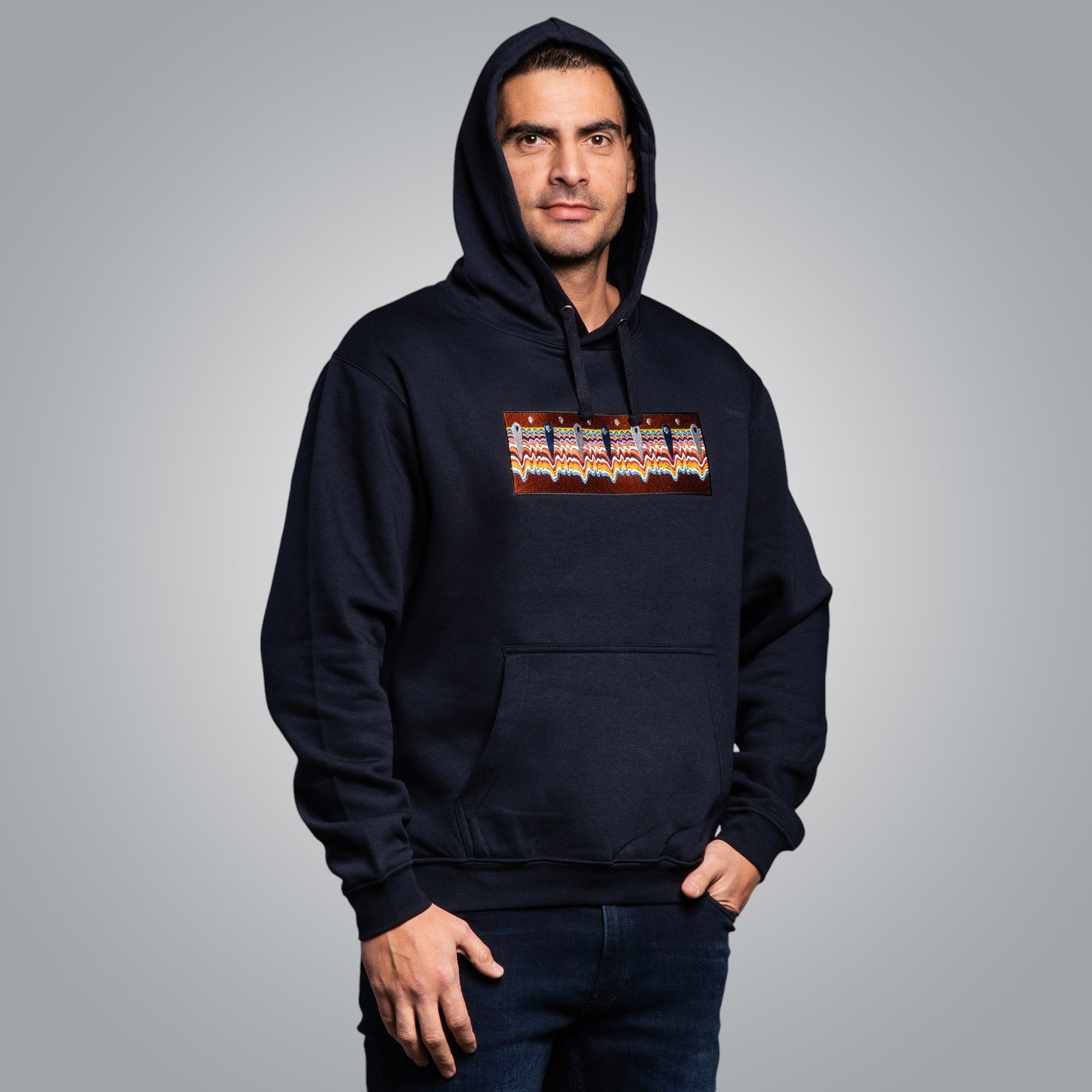 Мъжка блуза с качулка "Троянска капка"