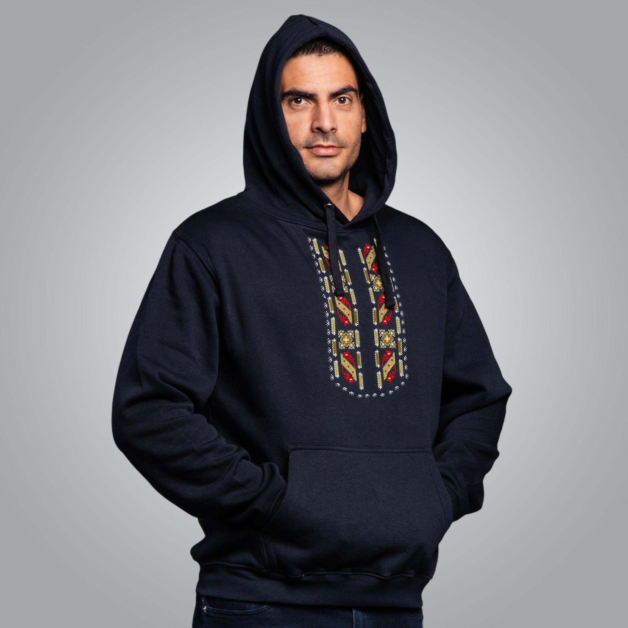 Мъжка блуза с качулка "Защита"