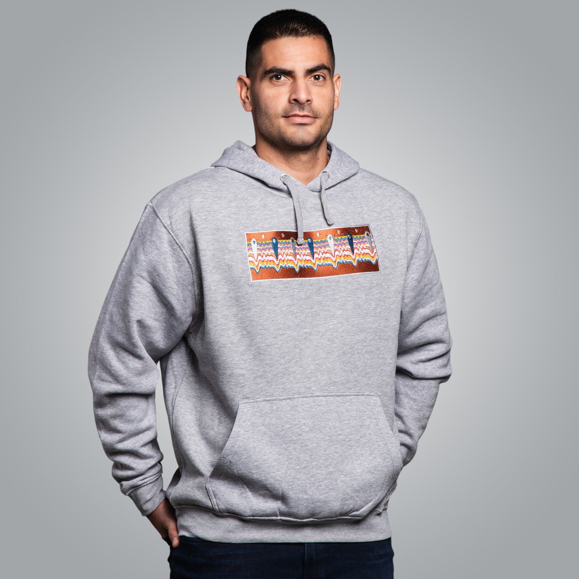 Мъжка блуза с качулка "Троянска капка"