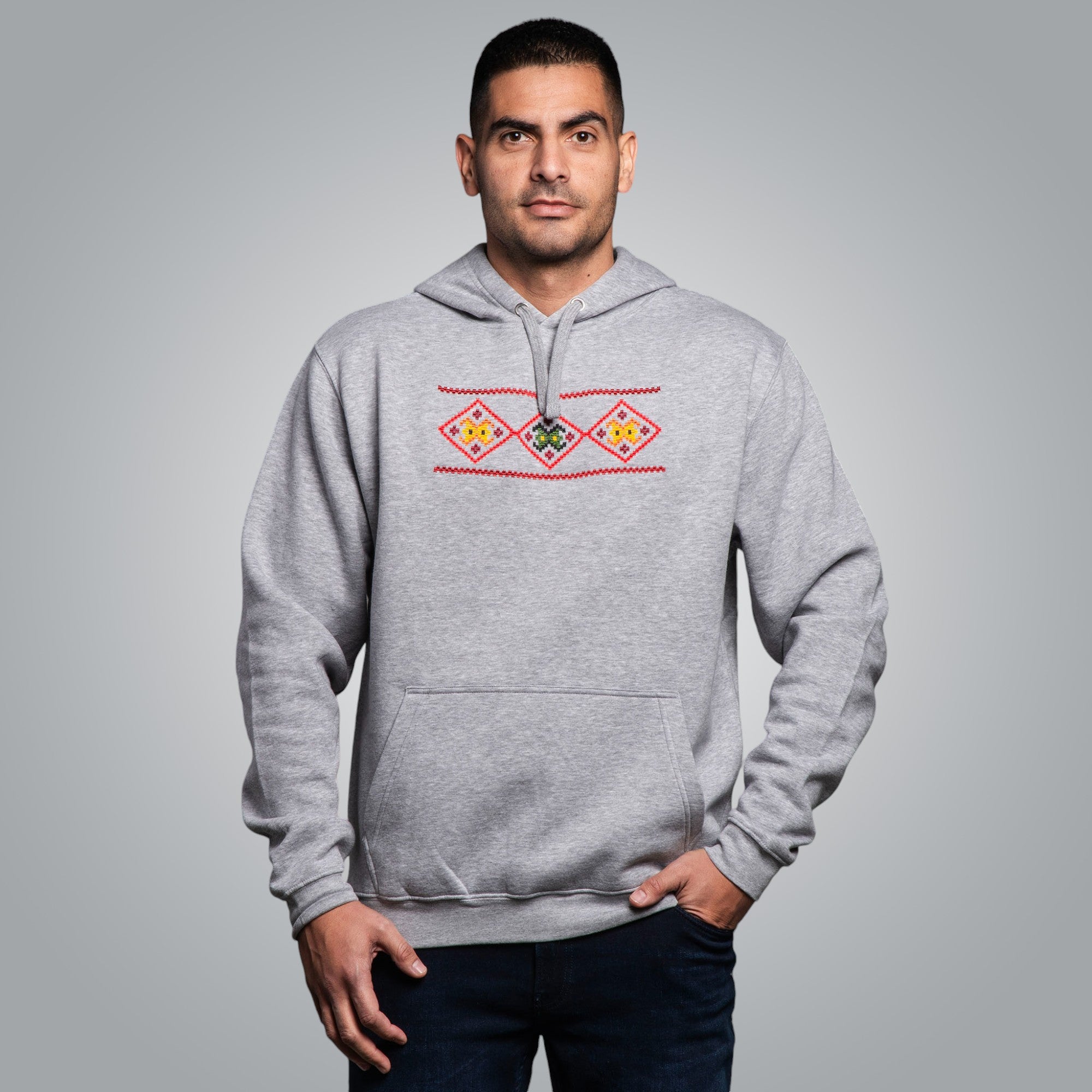 Мъжка блуза с качулка "Народ"