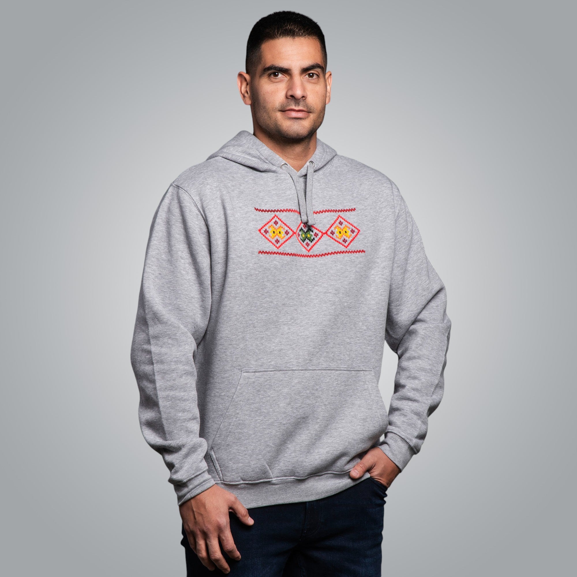 Мъжка блуза с качулка "Народ"