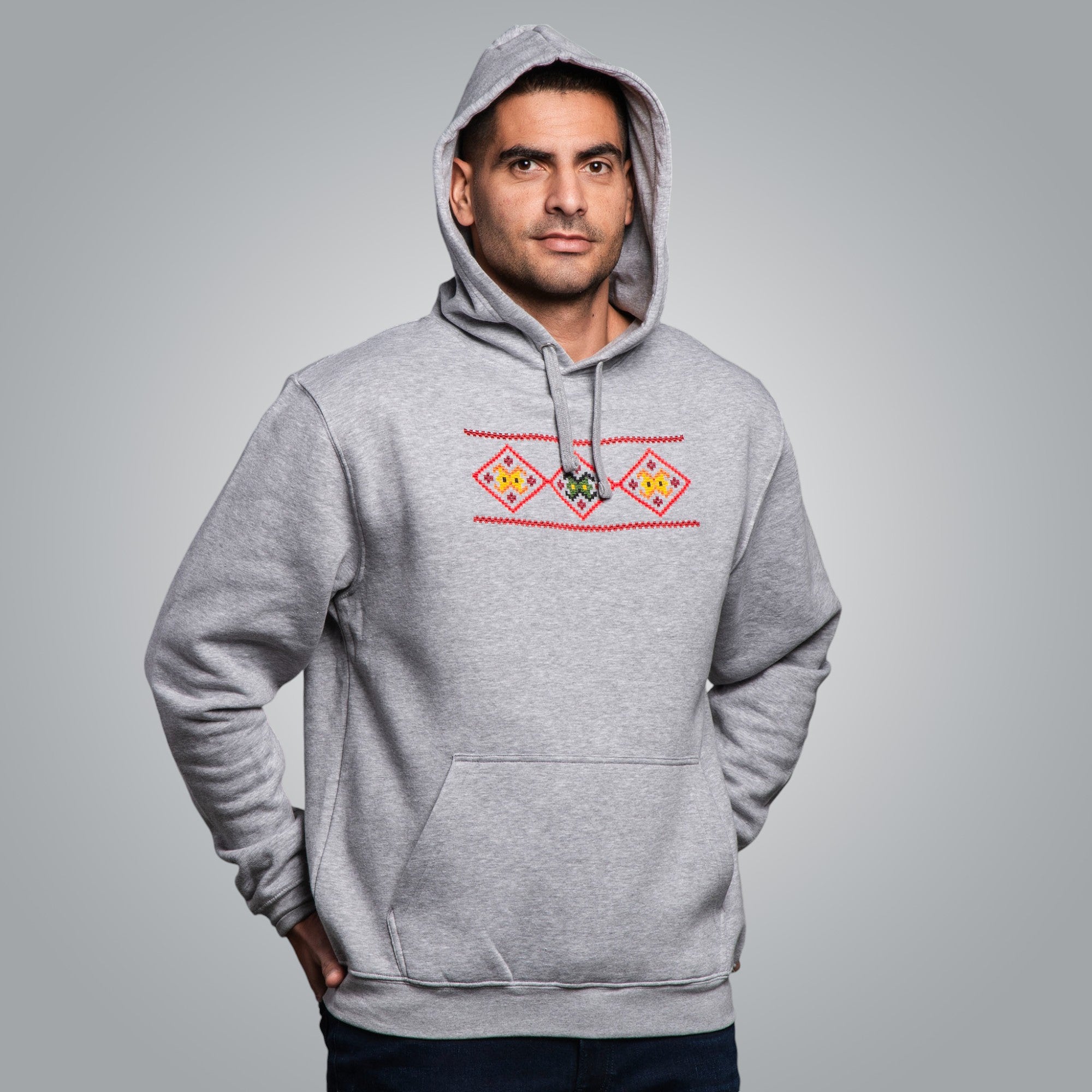 Мъжка блуза с качулка "Народ"