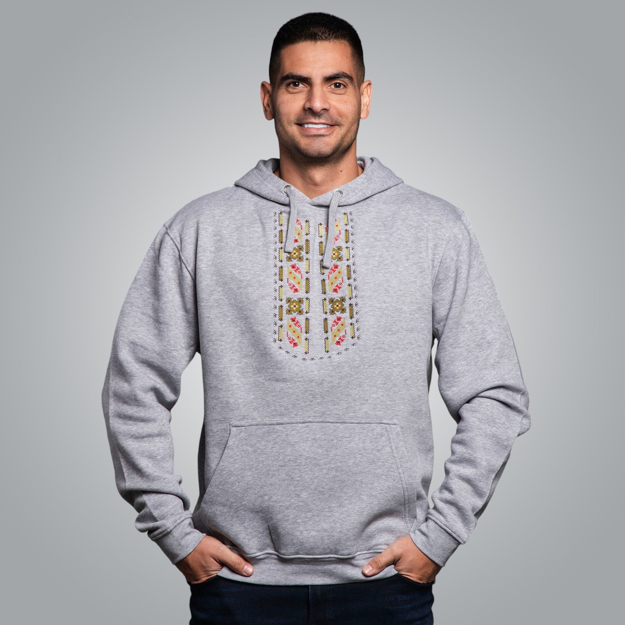 Мъжка блуза с качулка "Защита"