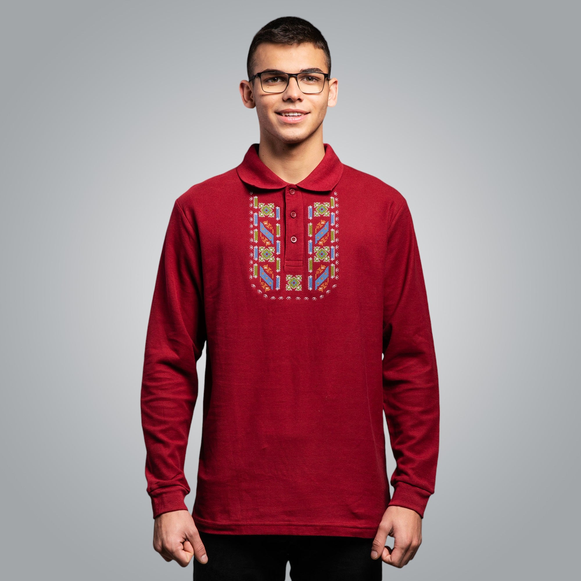 Блуза с яка "Защита"