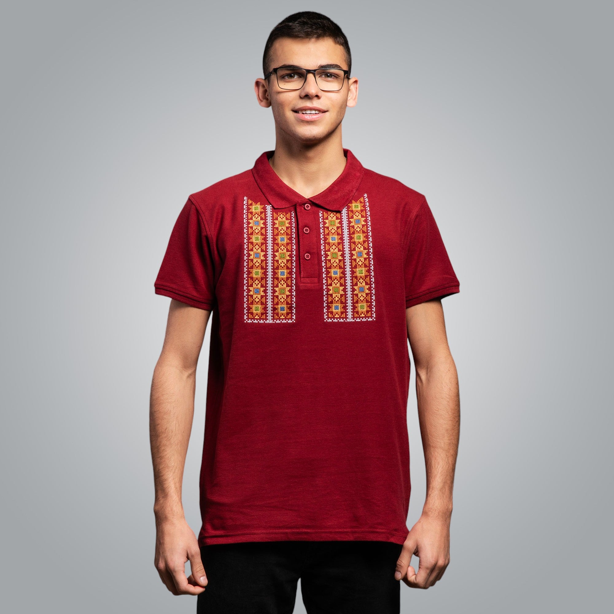 Тениска с яка "Закрилник"