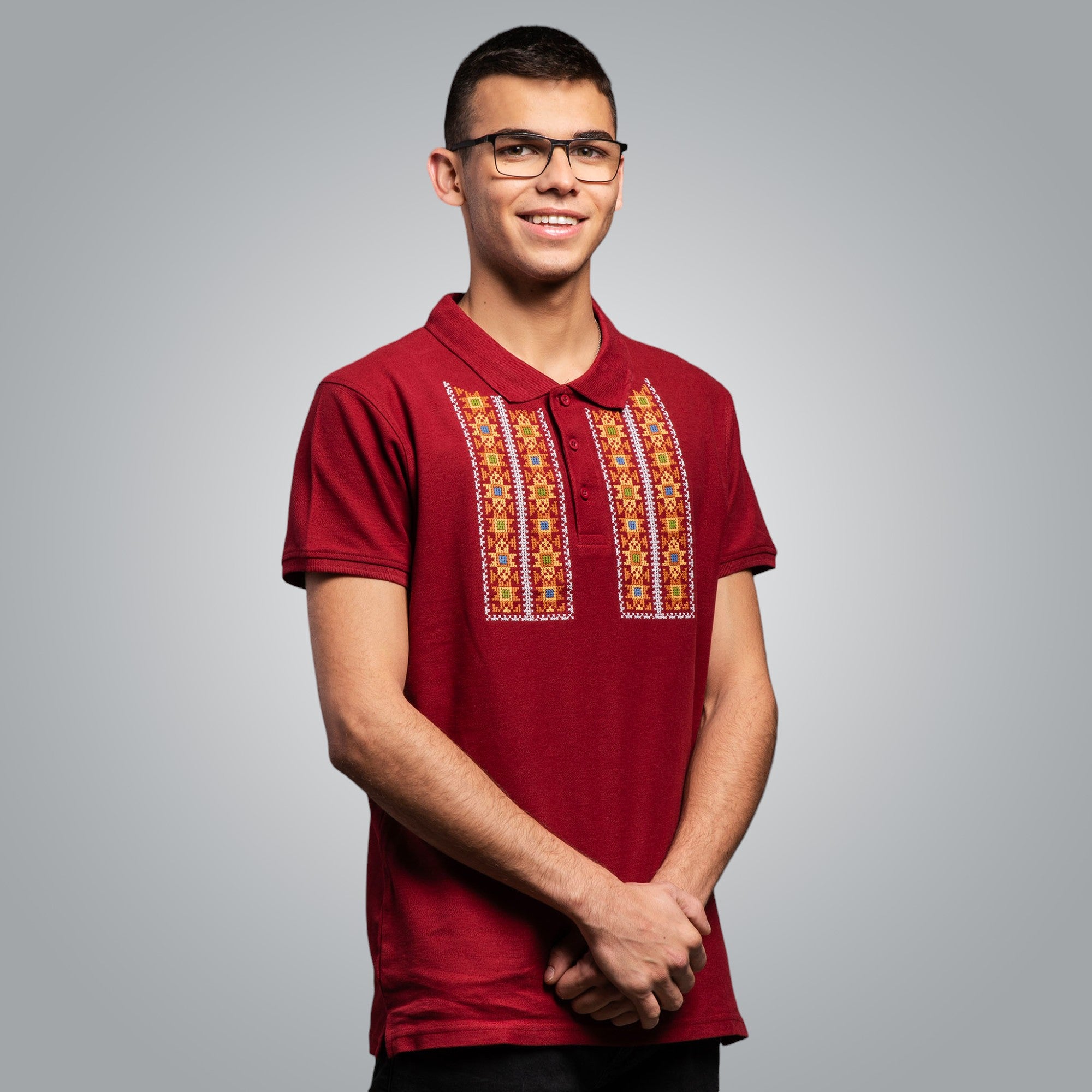 Тениска с яка "Закрилник"