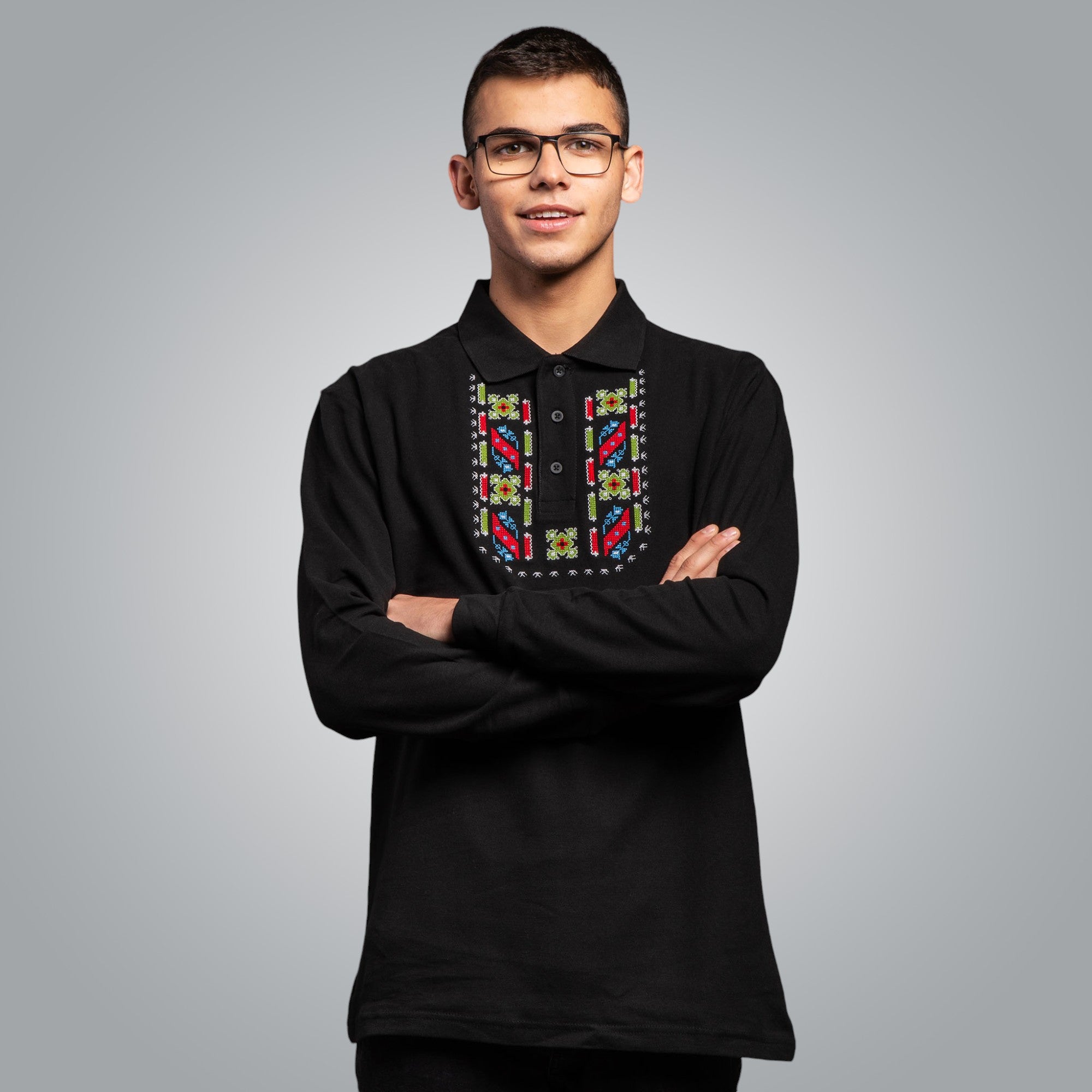 Блуза с яка "Защита"