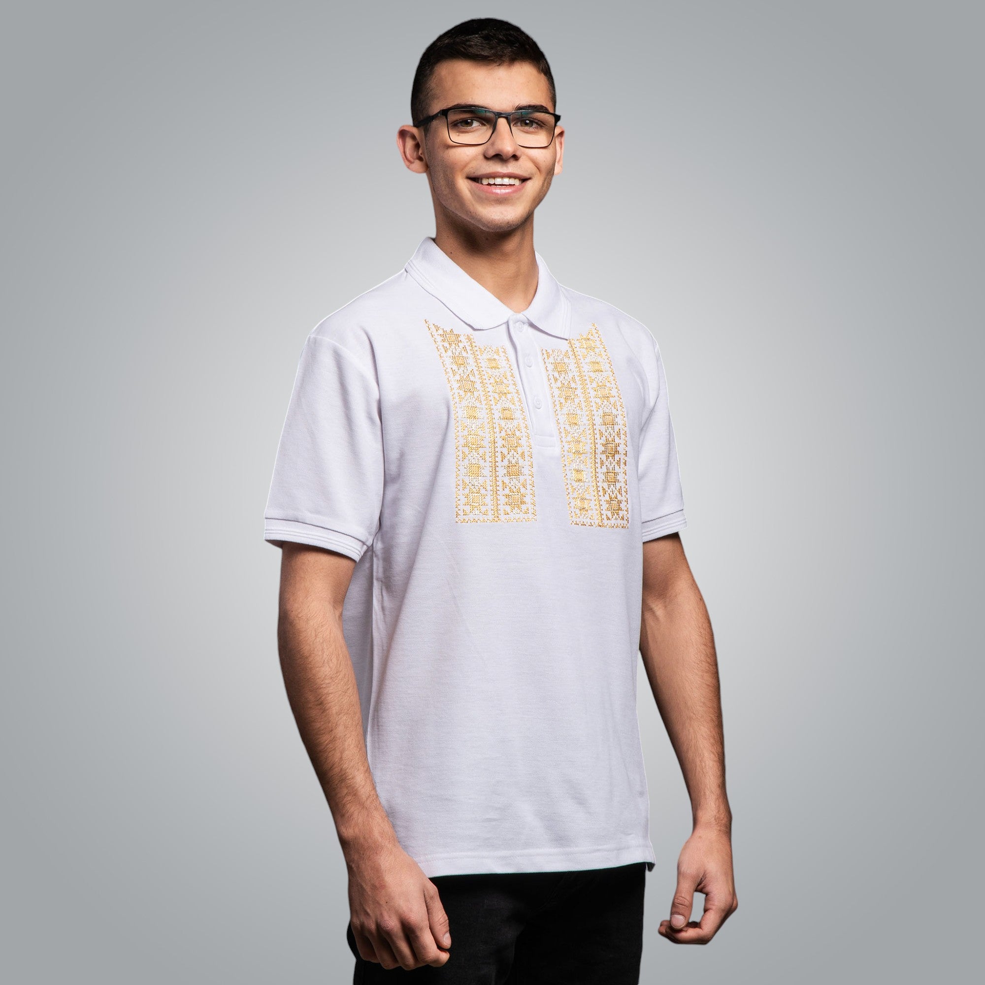 Тениска с яка "Закрилник"