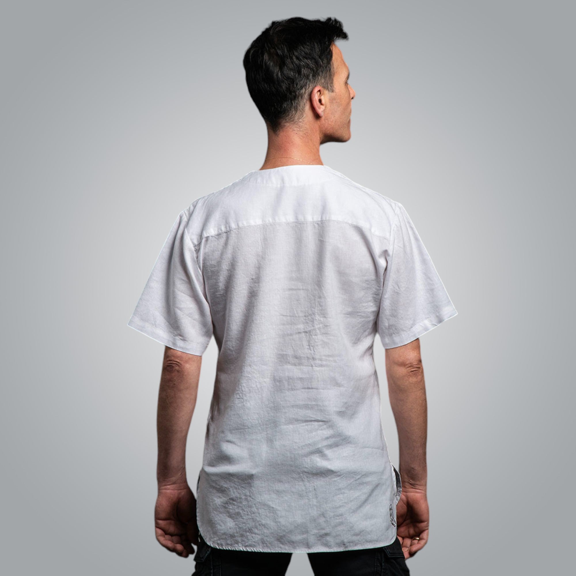 Мъжка риза с къс ръкав "Защита"