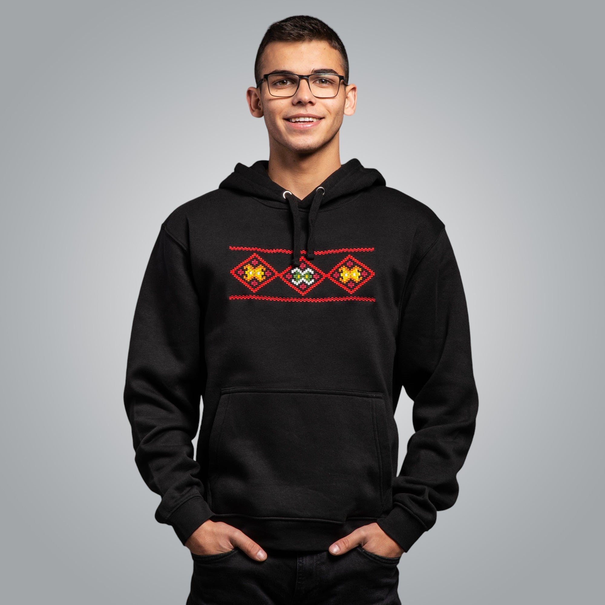 Мъжка блуза с качулка "Народ"