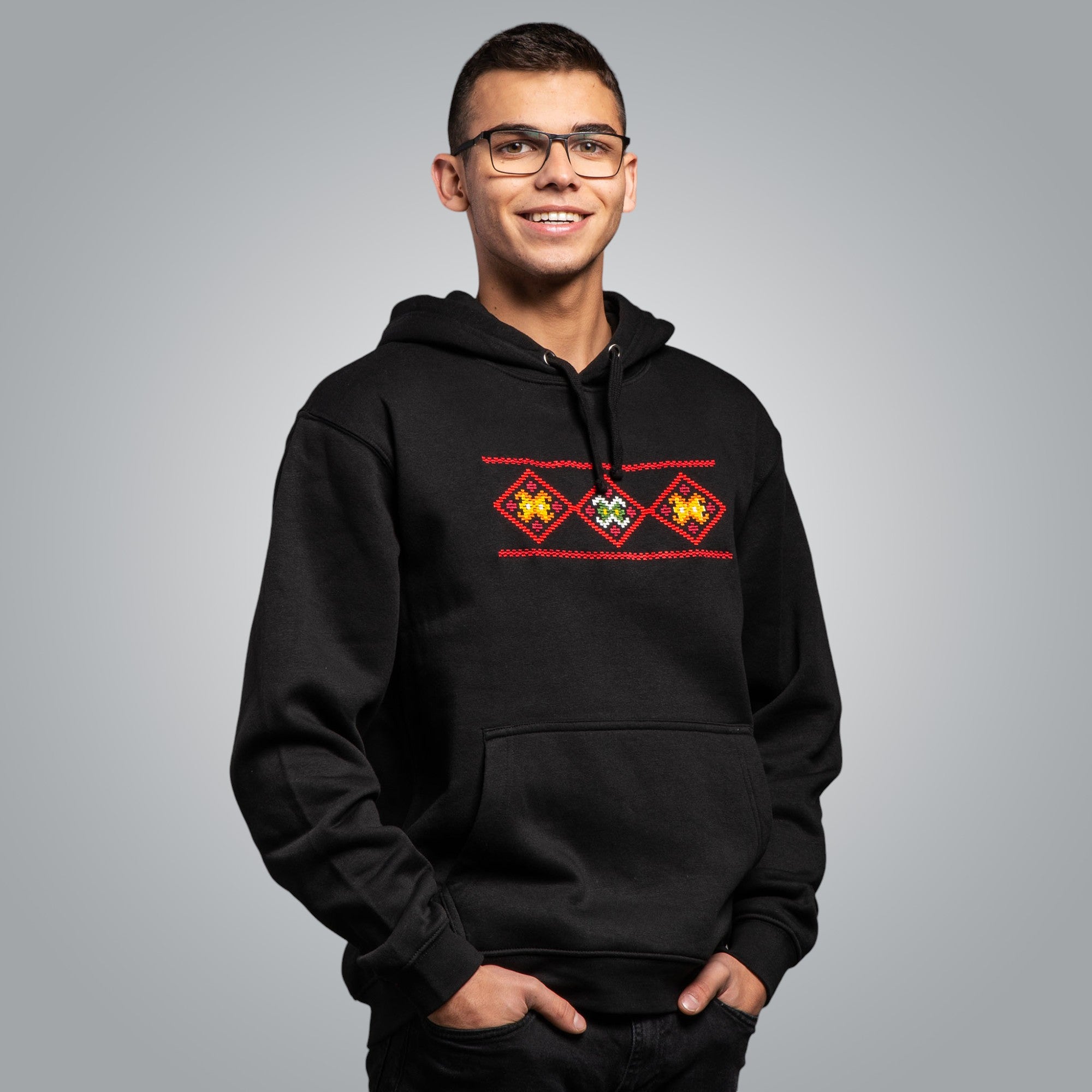 Мъжка блуза с качулка "Народ"