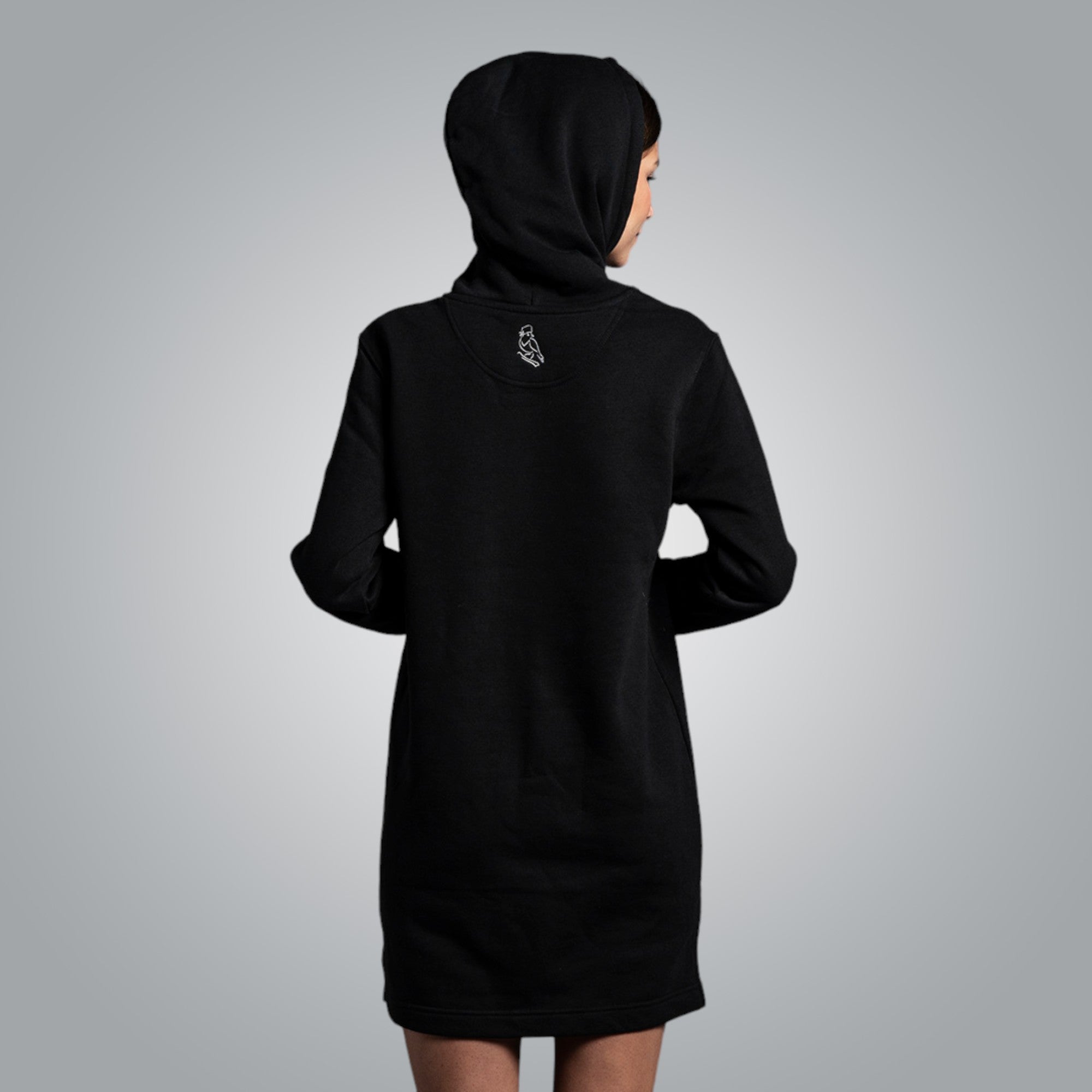 Дълга блуза с качулка "Пилета"