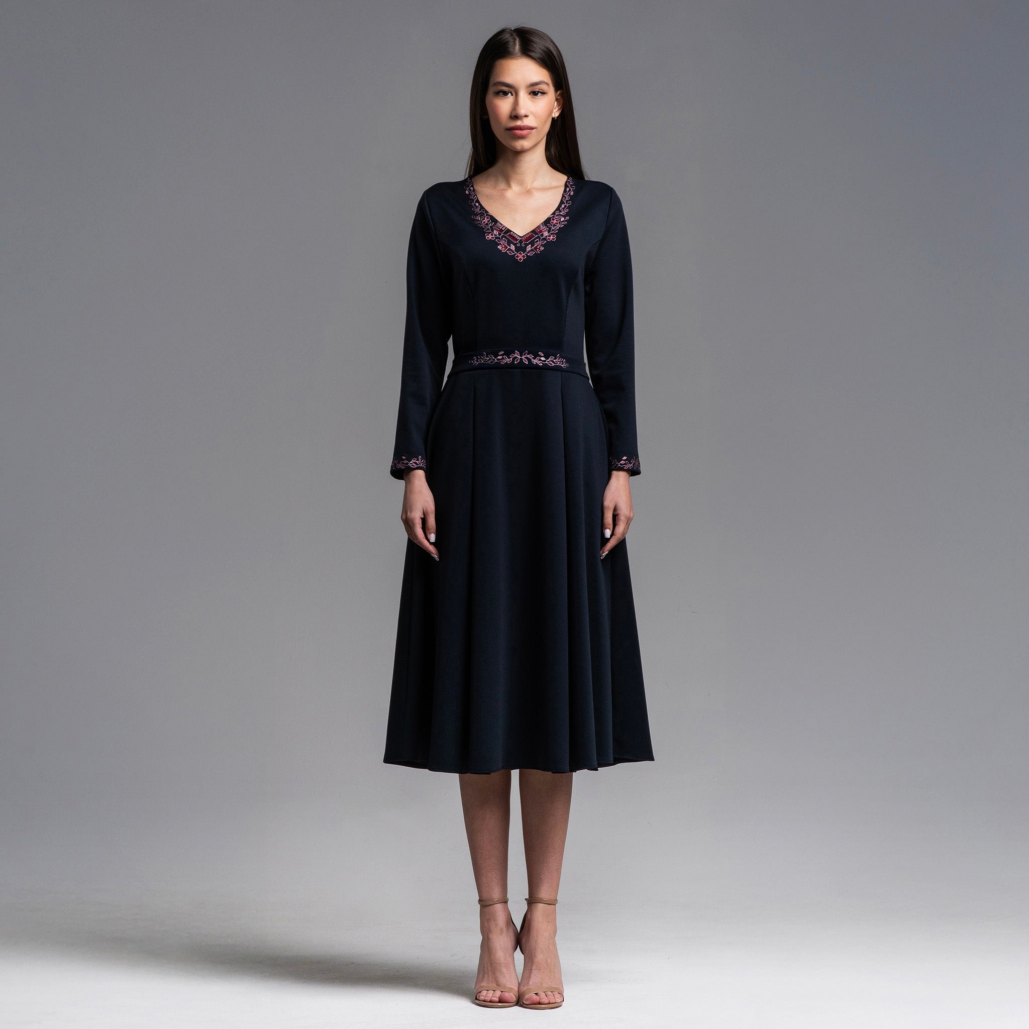 Рокля с дълъг ръкав "Пролет"