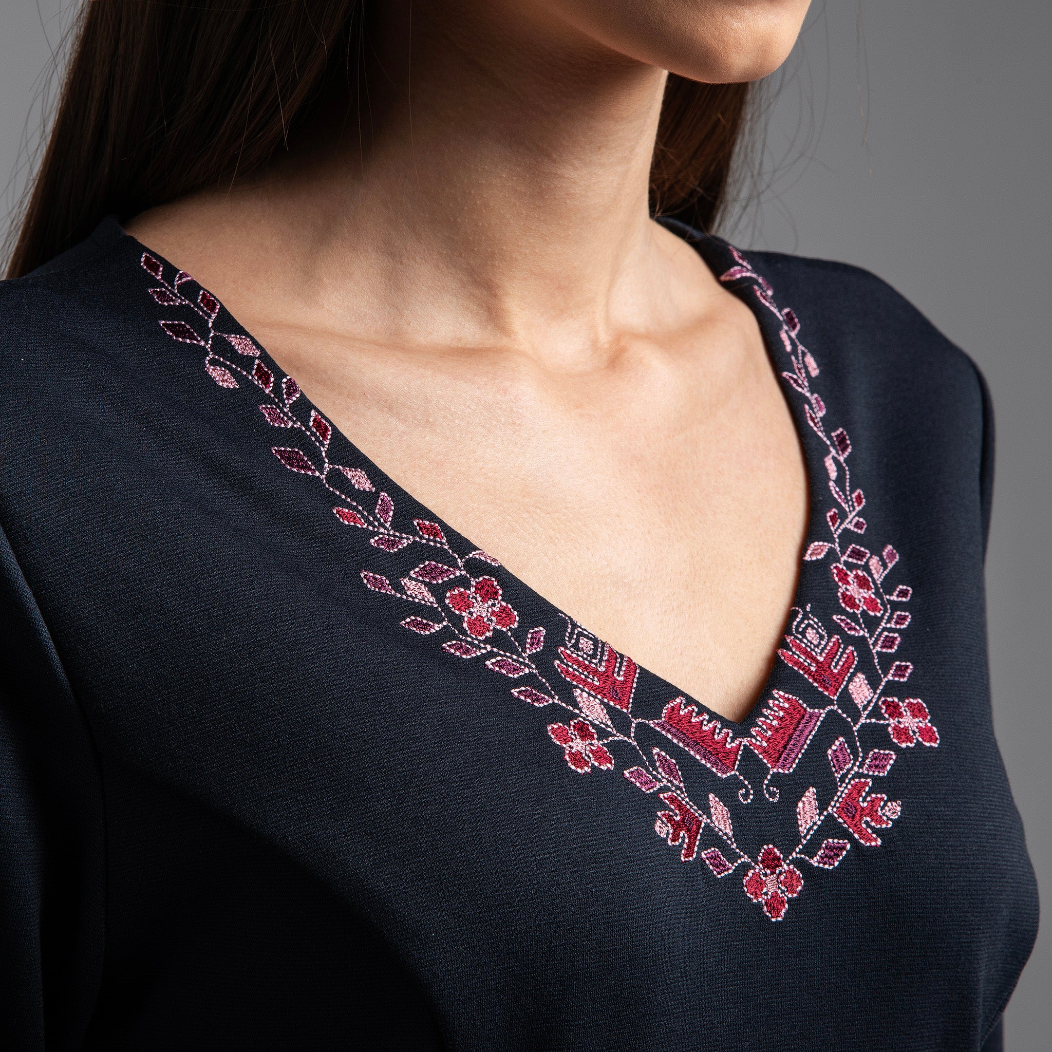 Рокля с дълъг ръкав "Пролет"