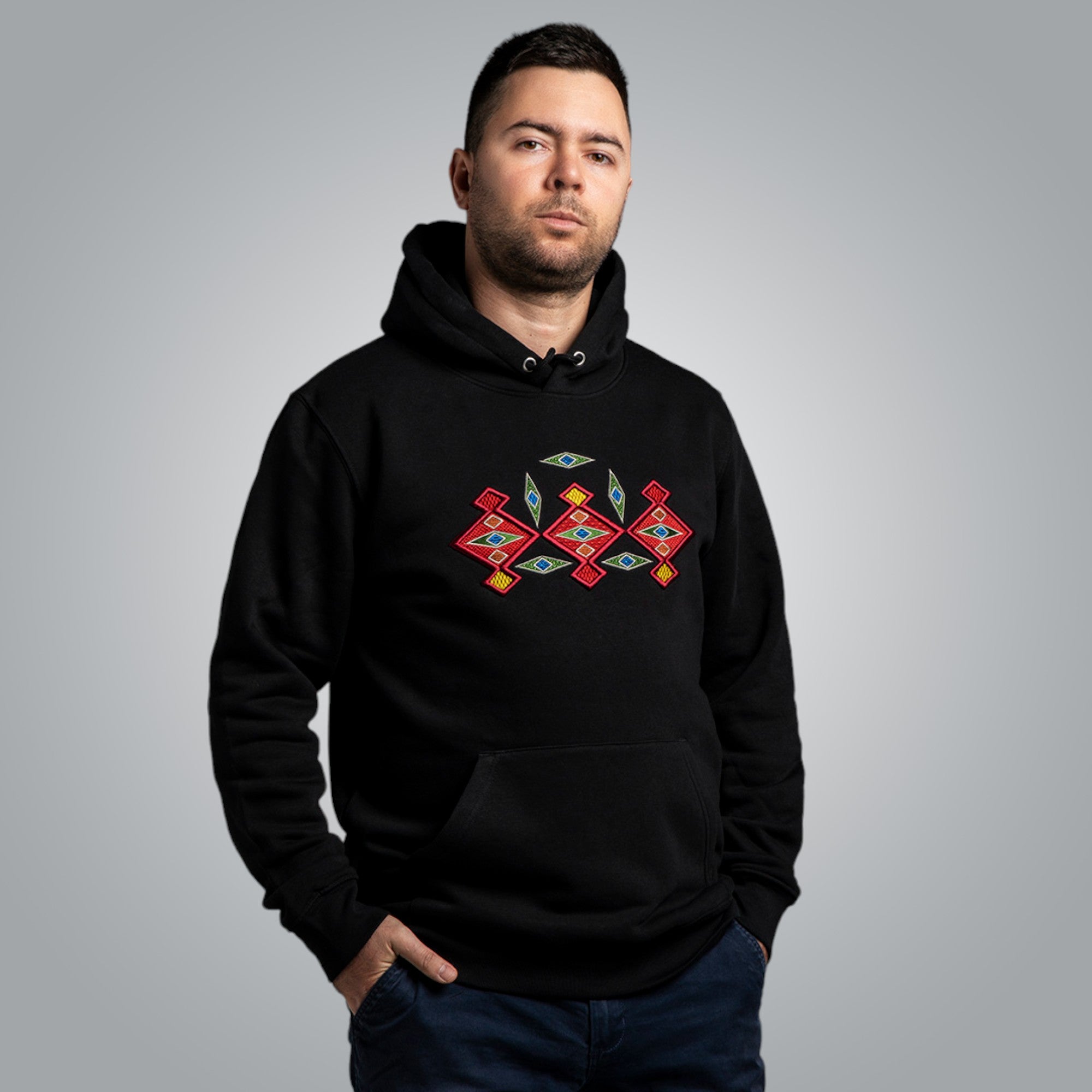 Унисекс блуза с качулка "Канатица" 3D