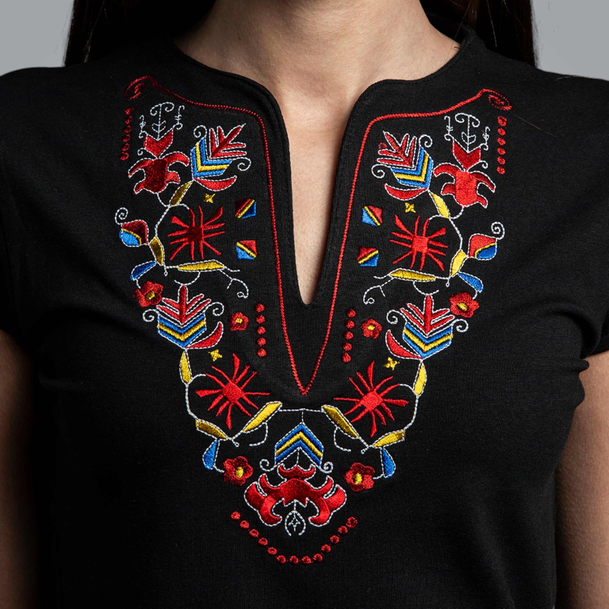 Тениска с V деколте - "Самоковска"