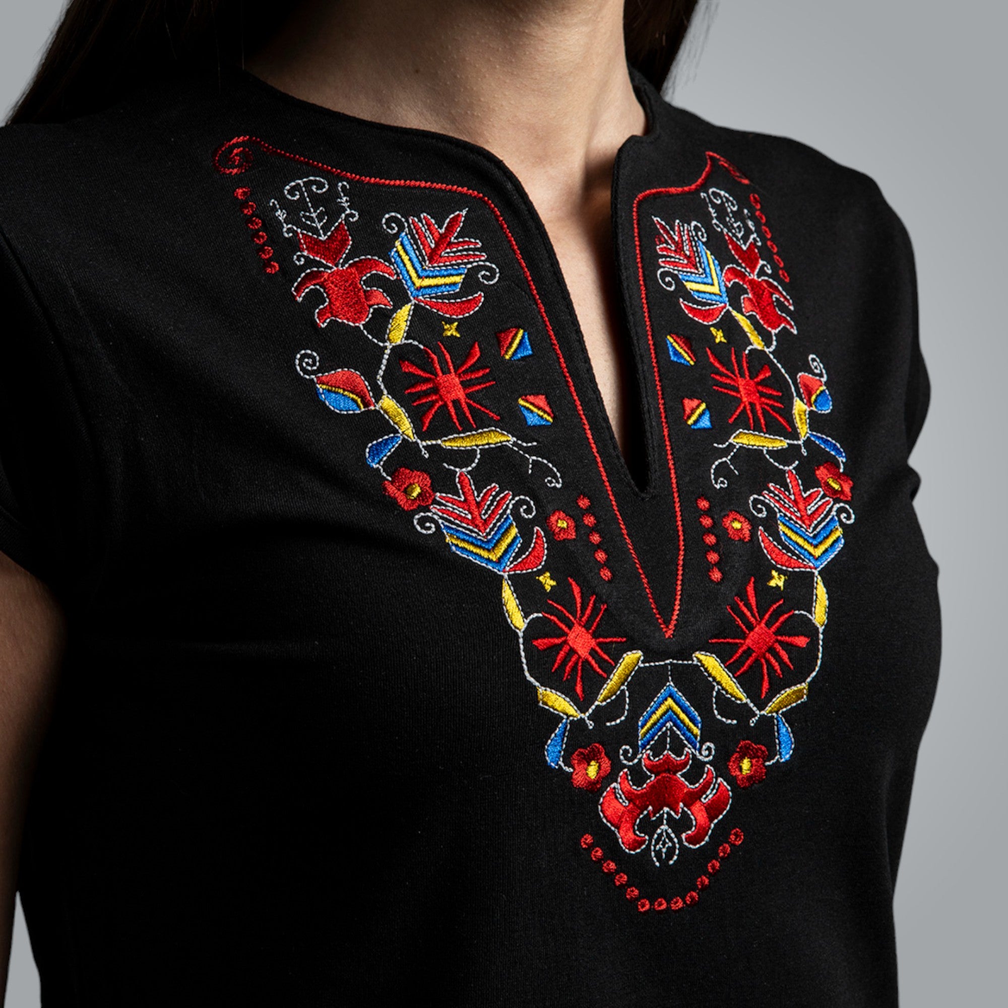 Тениска с V деколте - "Самоковска"