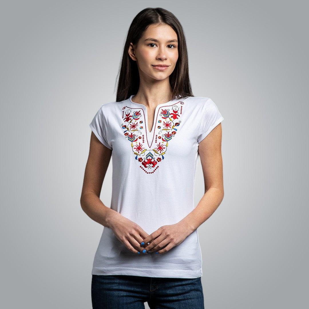 Тениска с V деколте - "Самоковска"