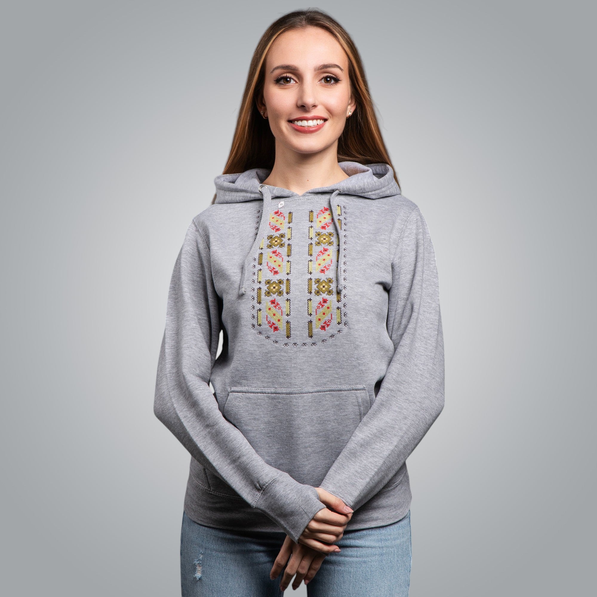 Дамска блуза с качулка "Защита"