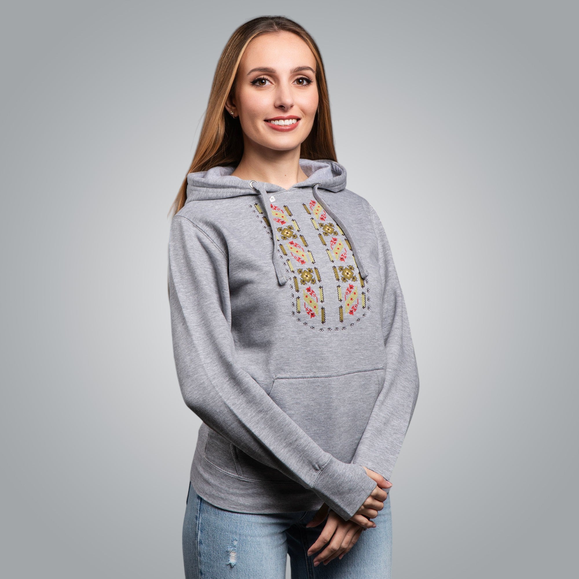 Дамска блуза с качулка "Защита"