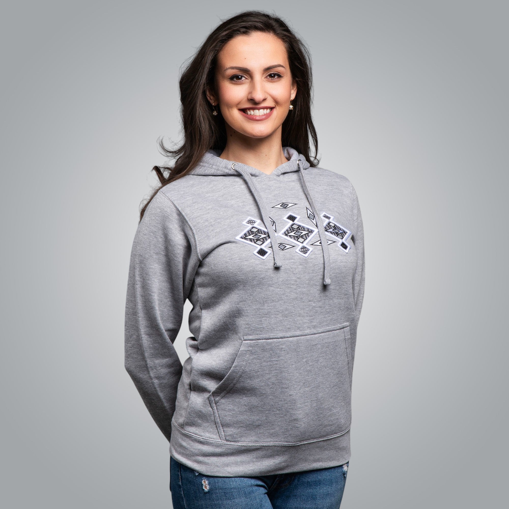 Дамска блуза с качулка "Канатица" 3D