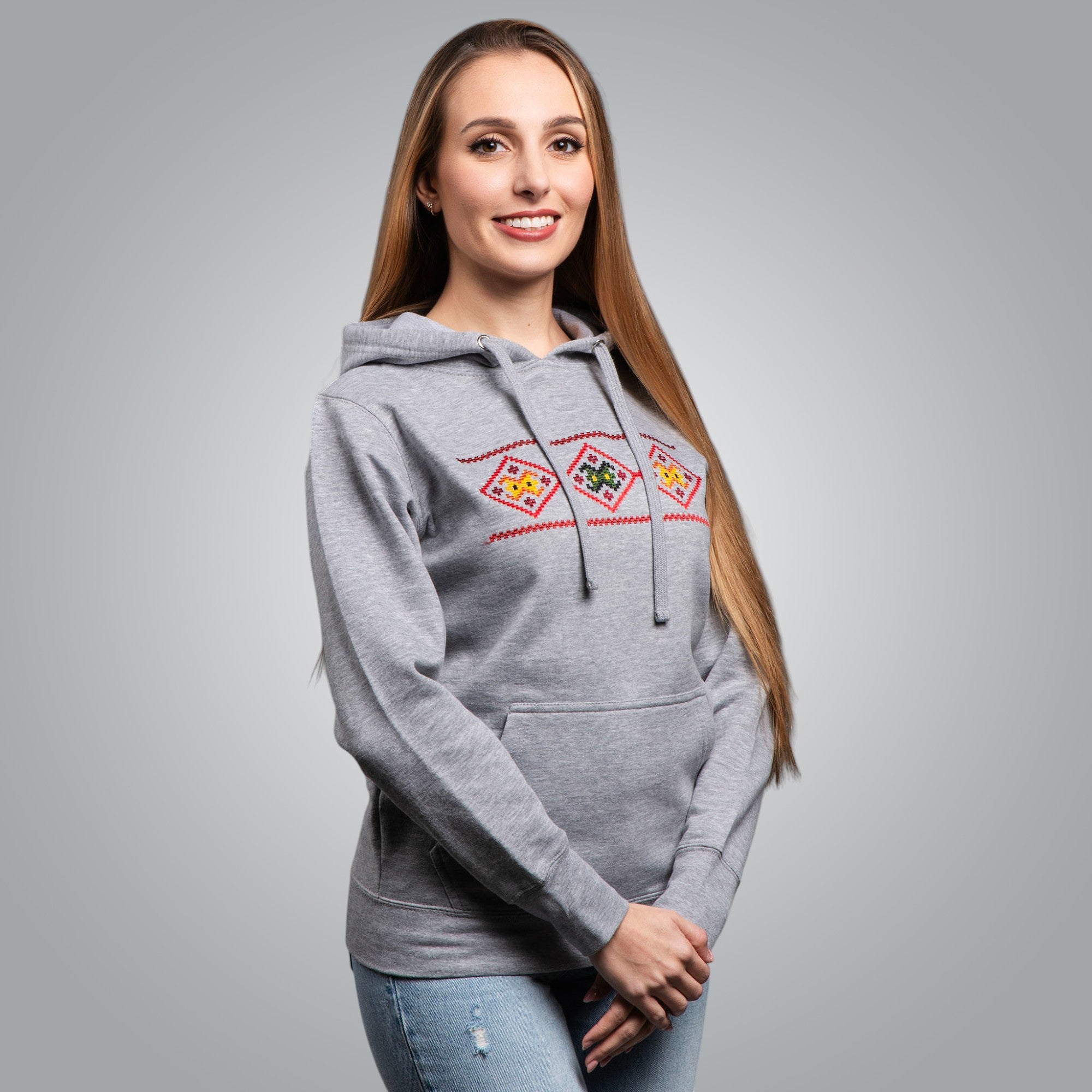 Дамска блуза с качулка "Народ"