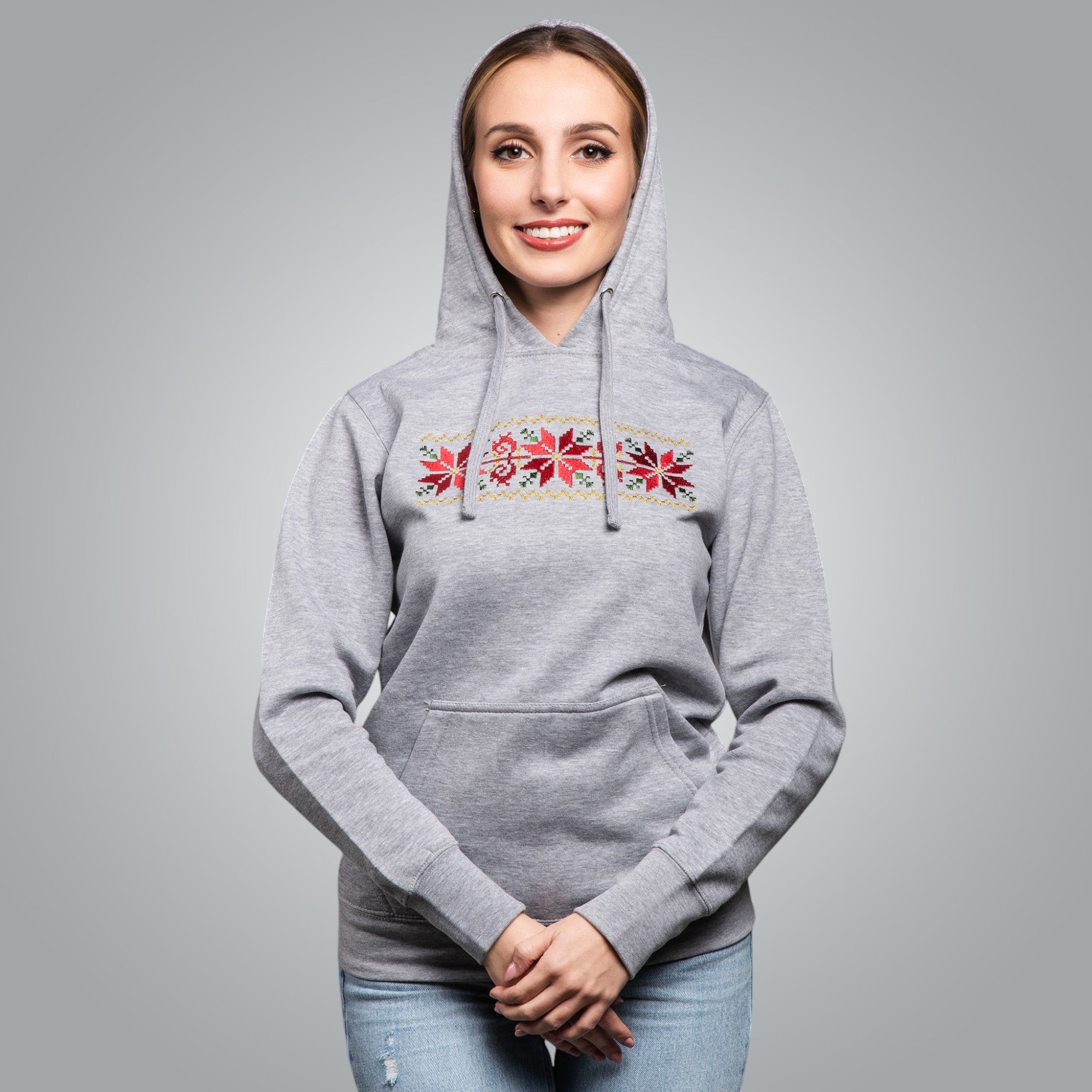 Дамска блуза с качулка "Капанска"