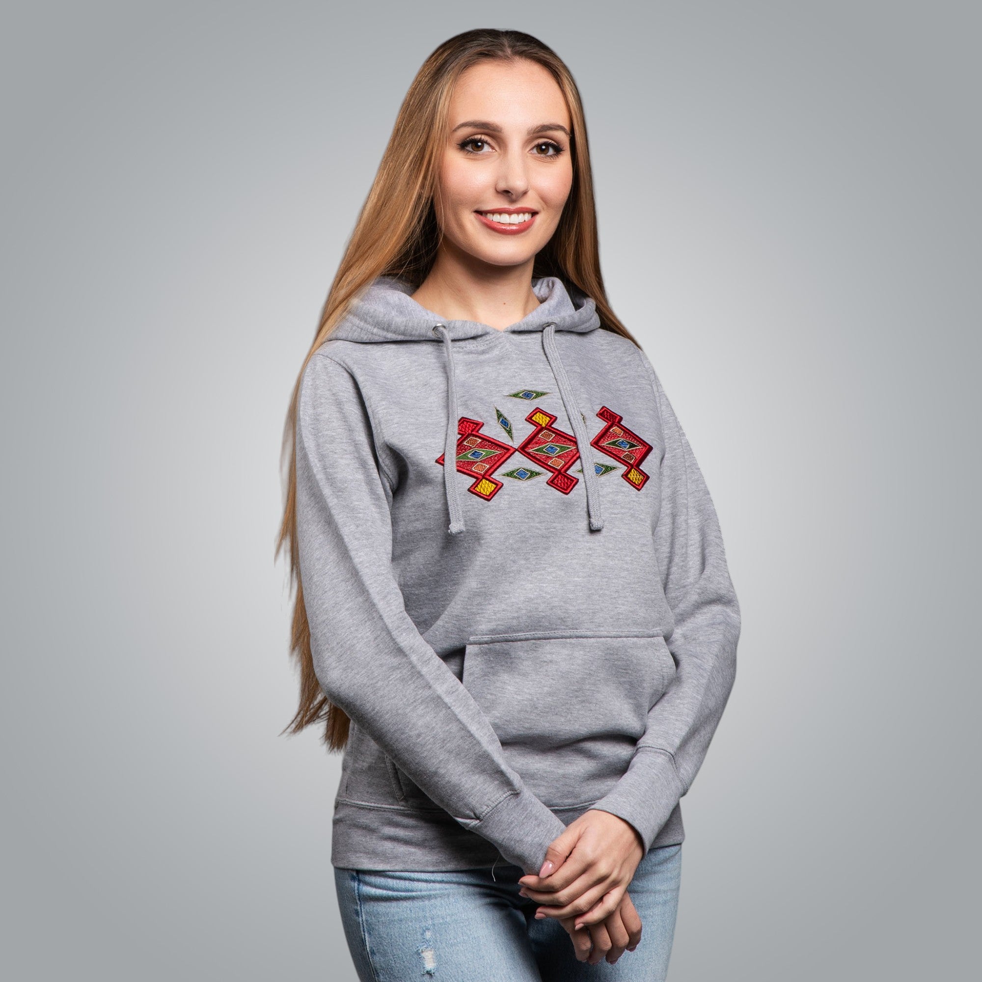 Дамска блуза с качулка "Канатица" 3D