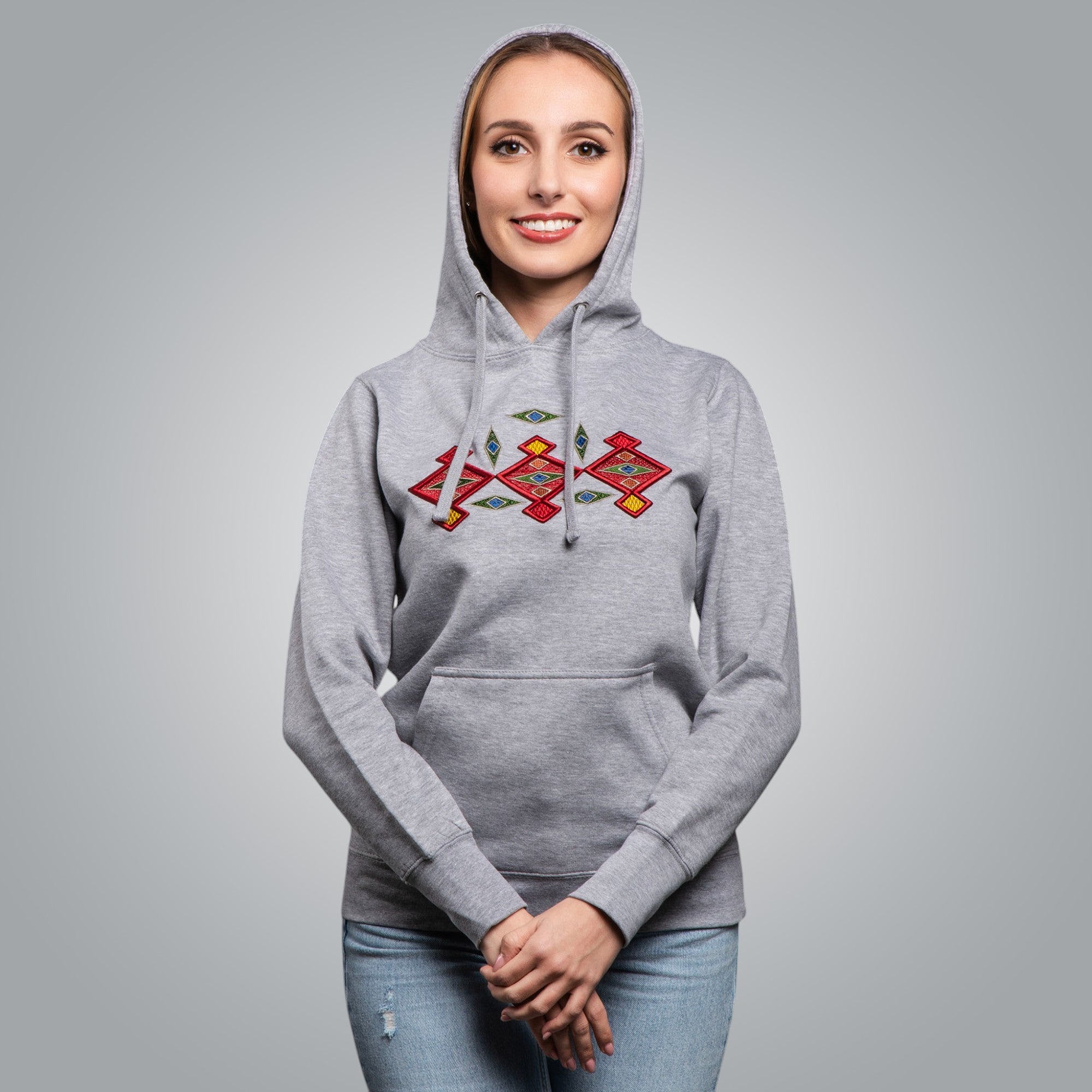 Дамска блуза с качулка "Канатица" 3D