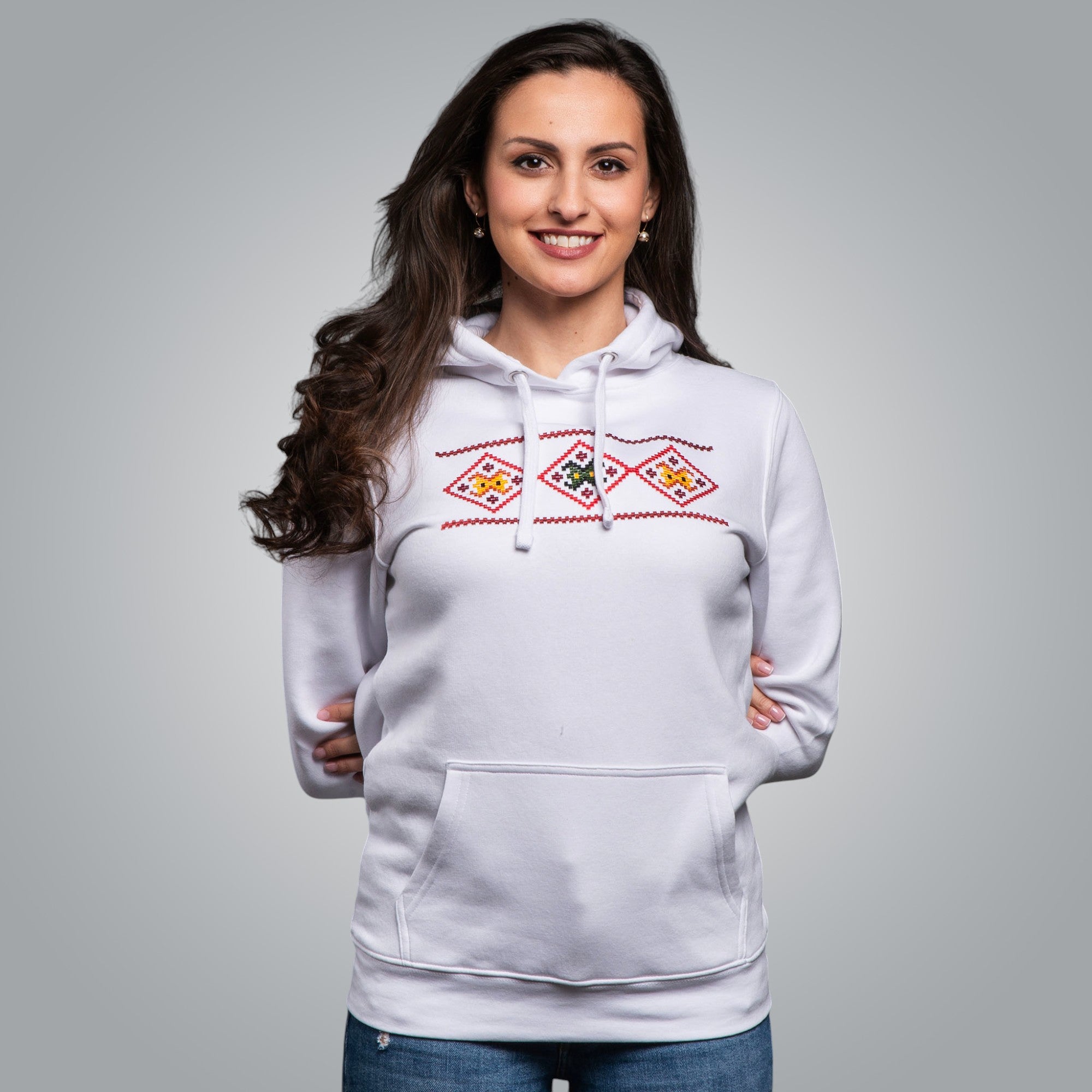 Дамска блуза с качулка "Народ"