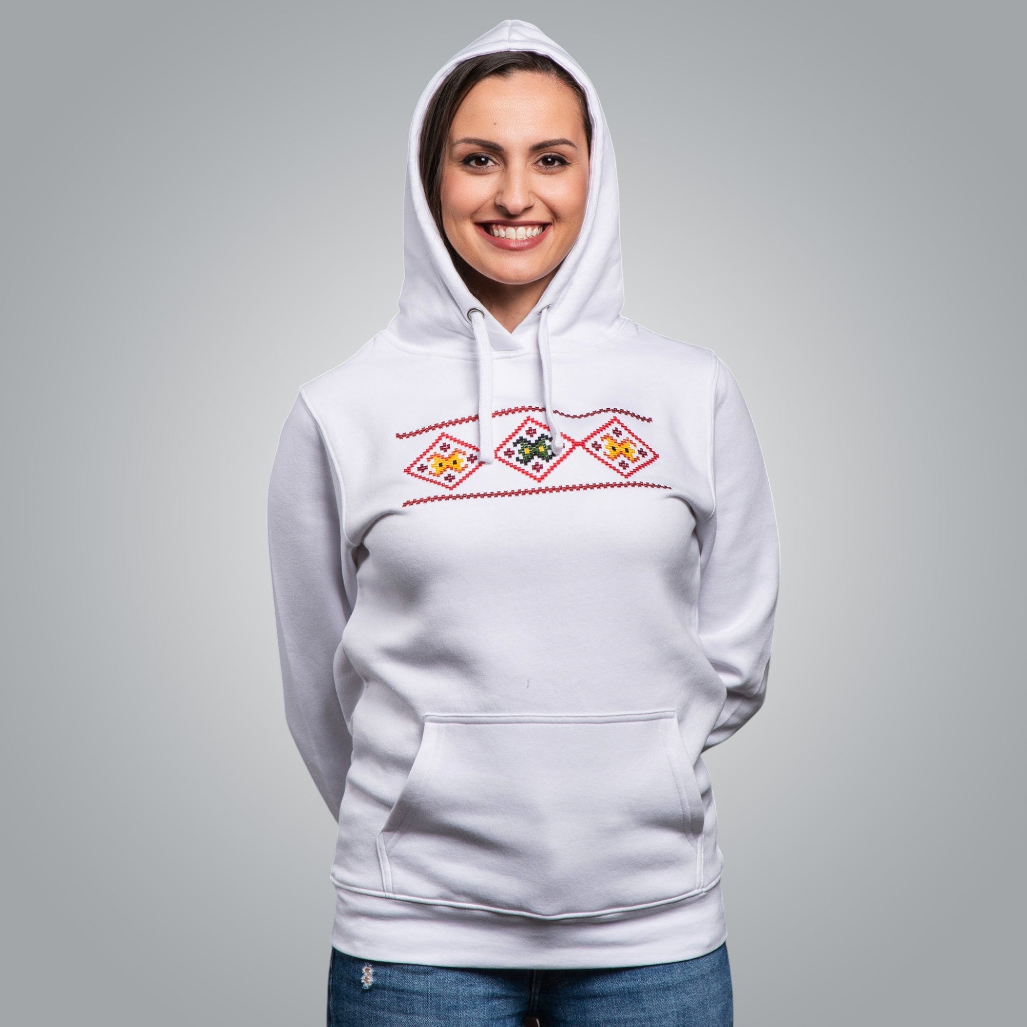 Дамска блуза с качулка "Народ"