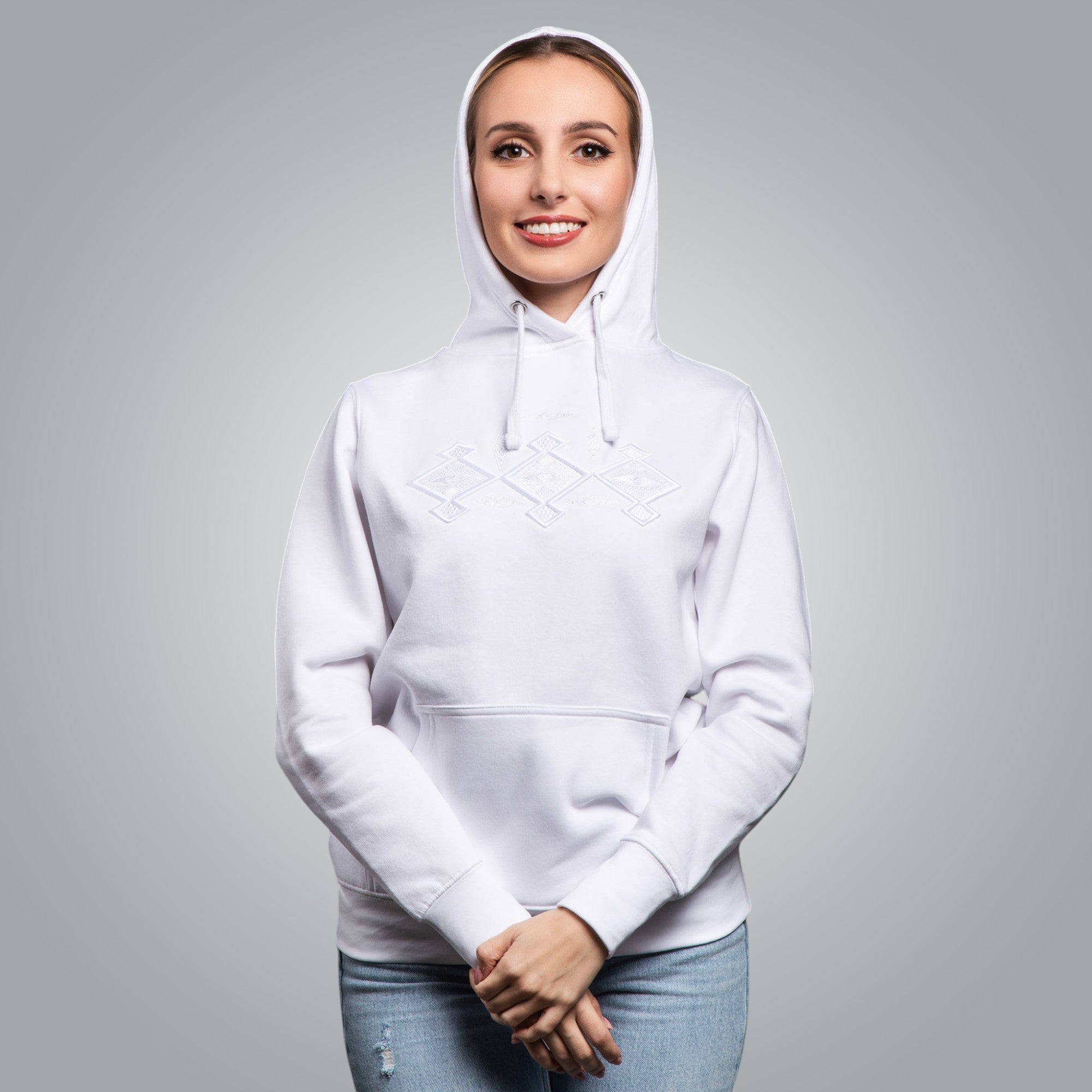 Дамска блуза с качулка "Канатица" 3D