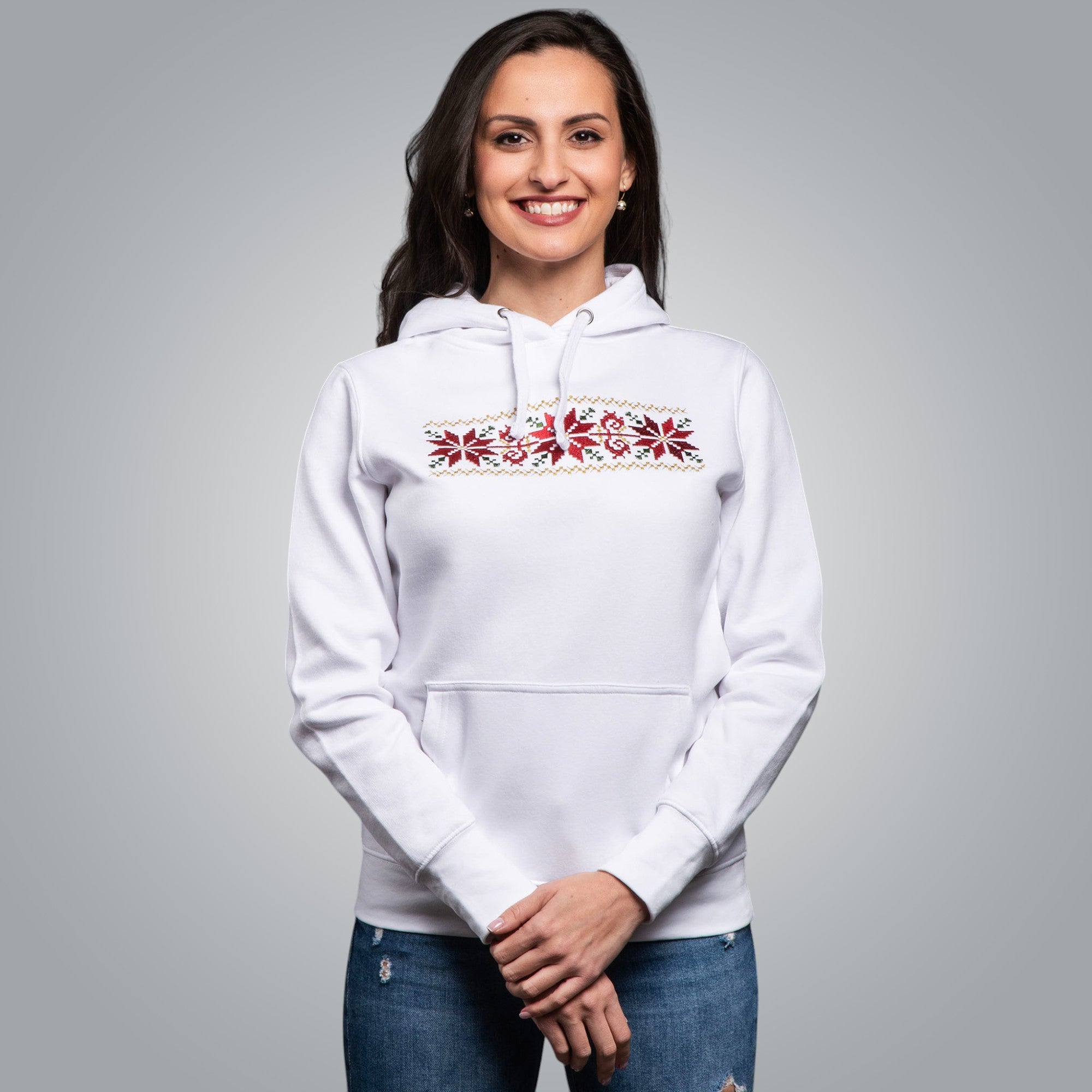 Дамска блуза с качулка "Капанска"