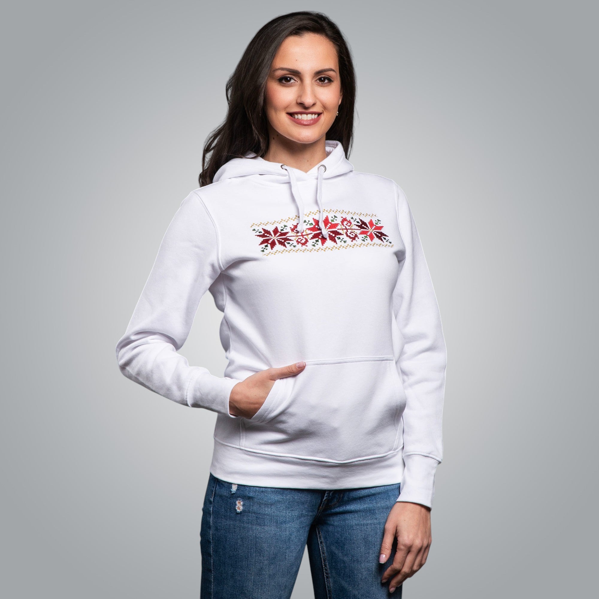 Дамска блуза с качулка "Капанска"