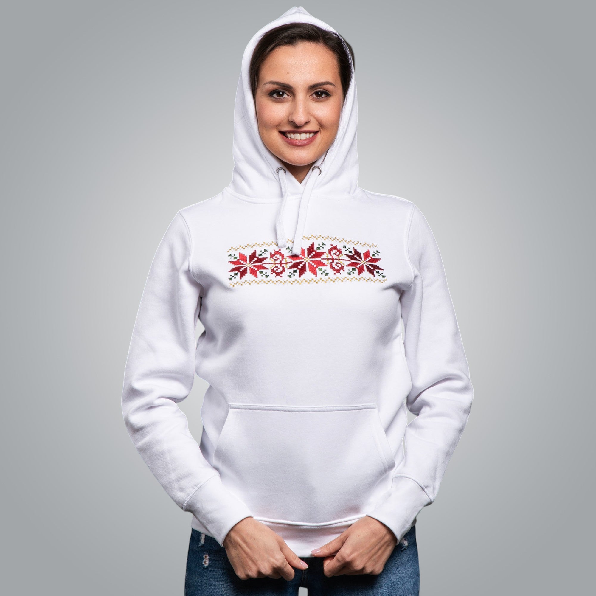 Дамска блуза с качулка "Капанска"