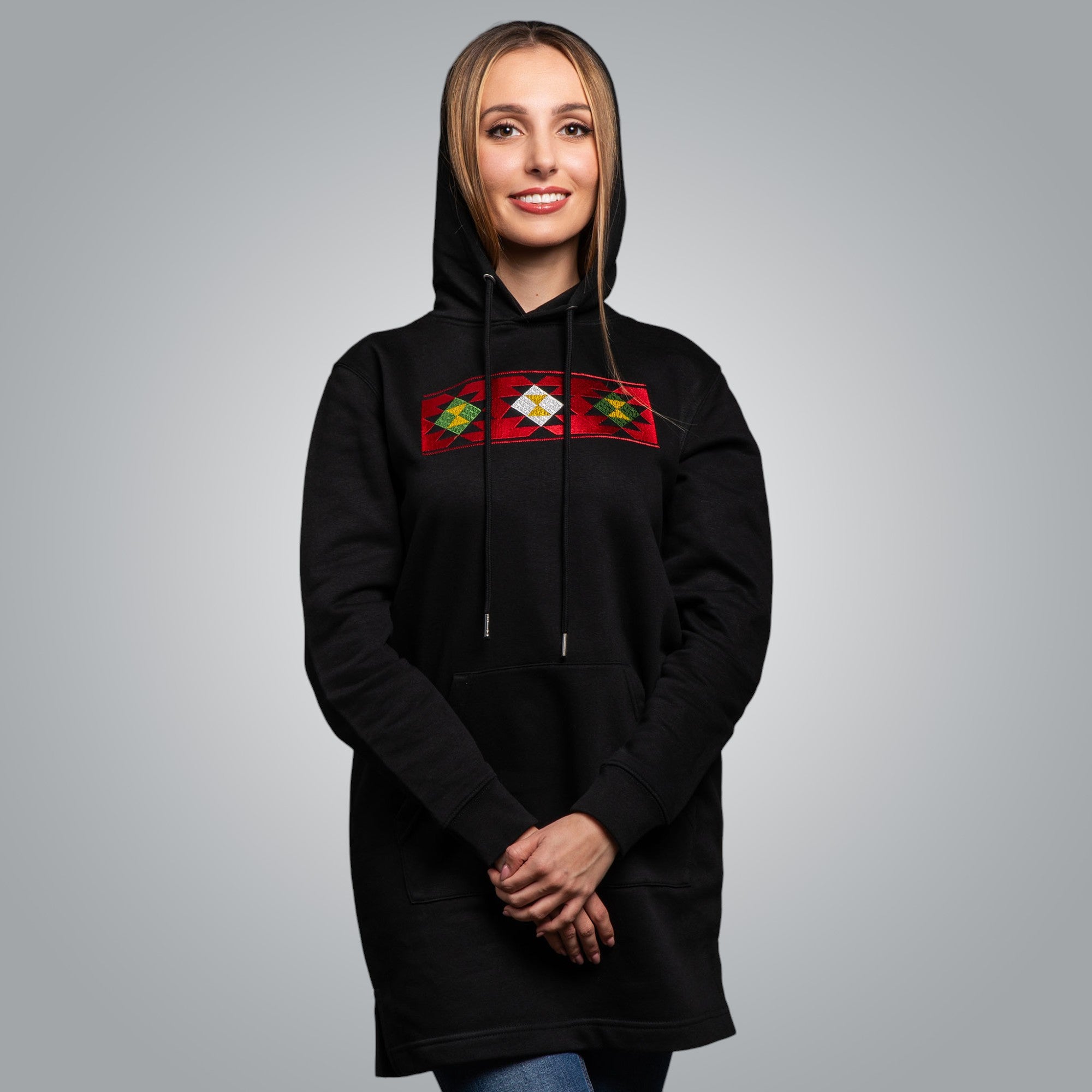 Дълга блуза с качулка "Род"