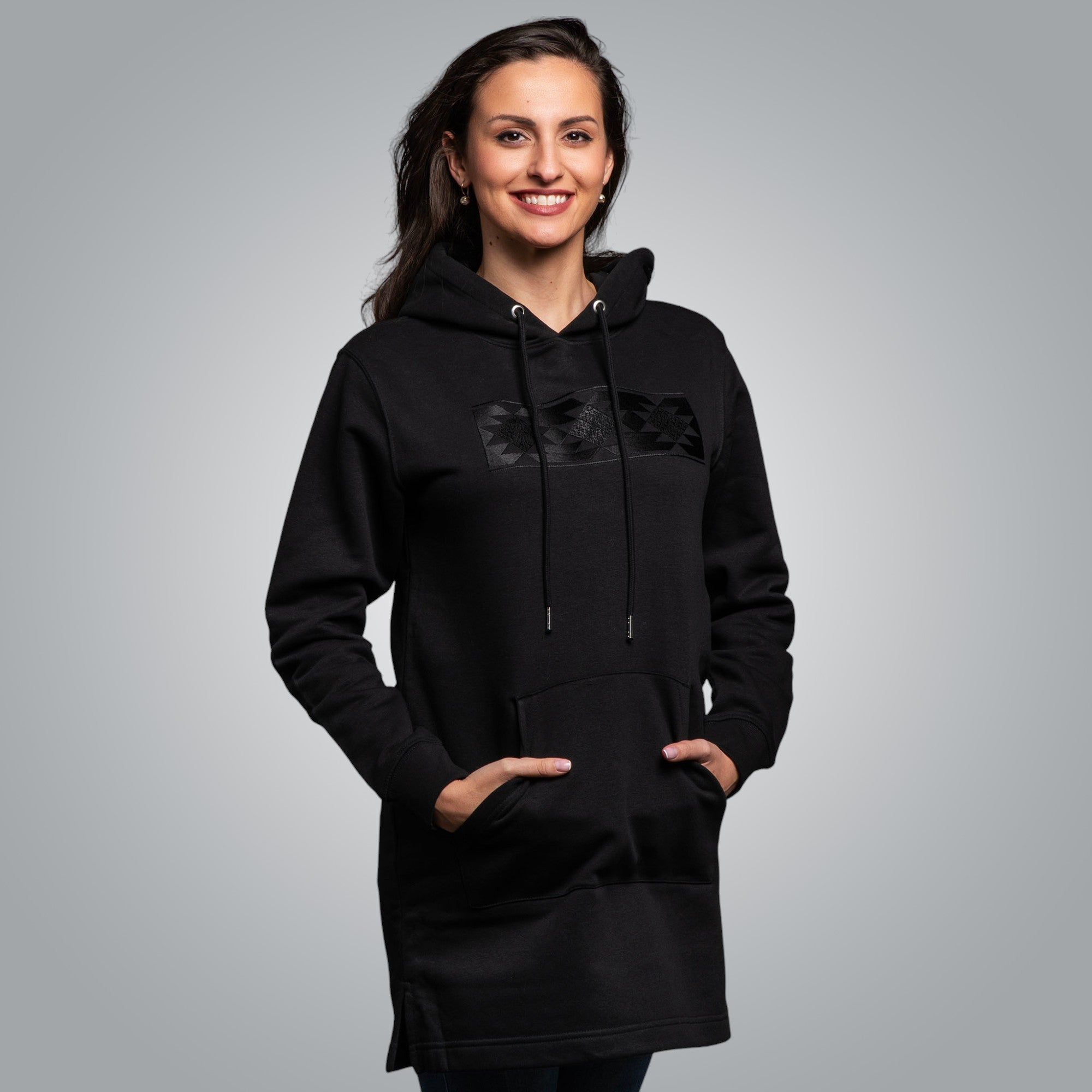 Дълга блуза с качулка "Род"