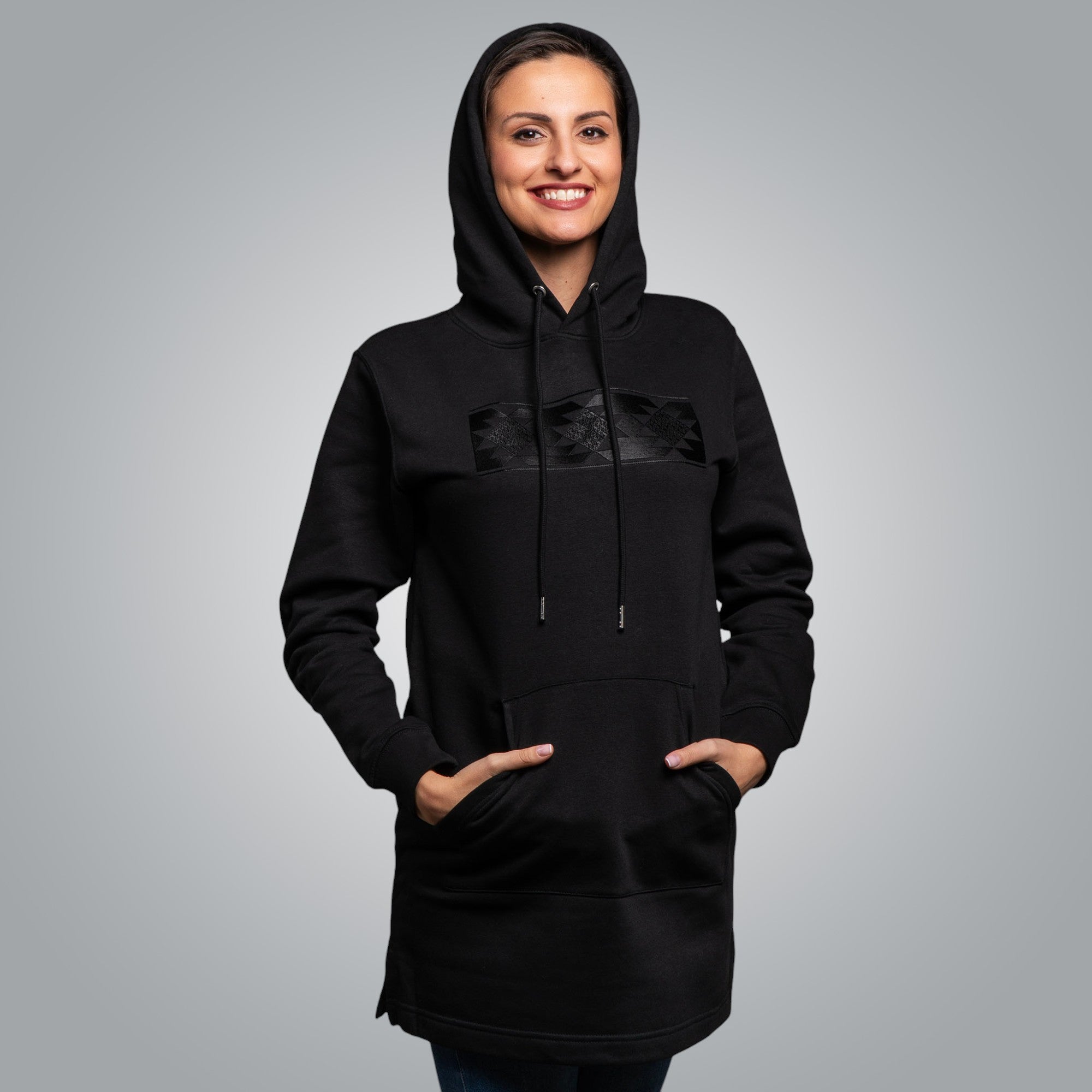 Дълга блуза с качулка "Род"