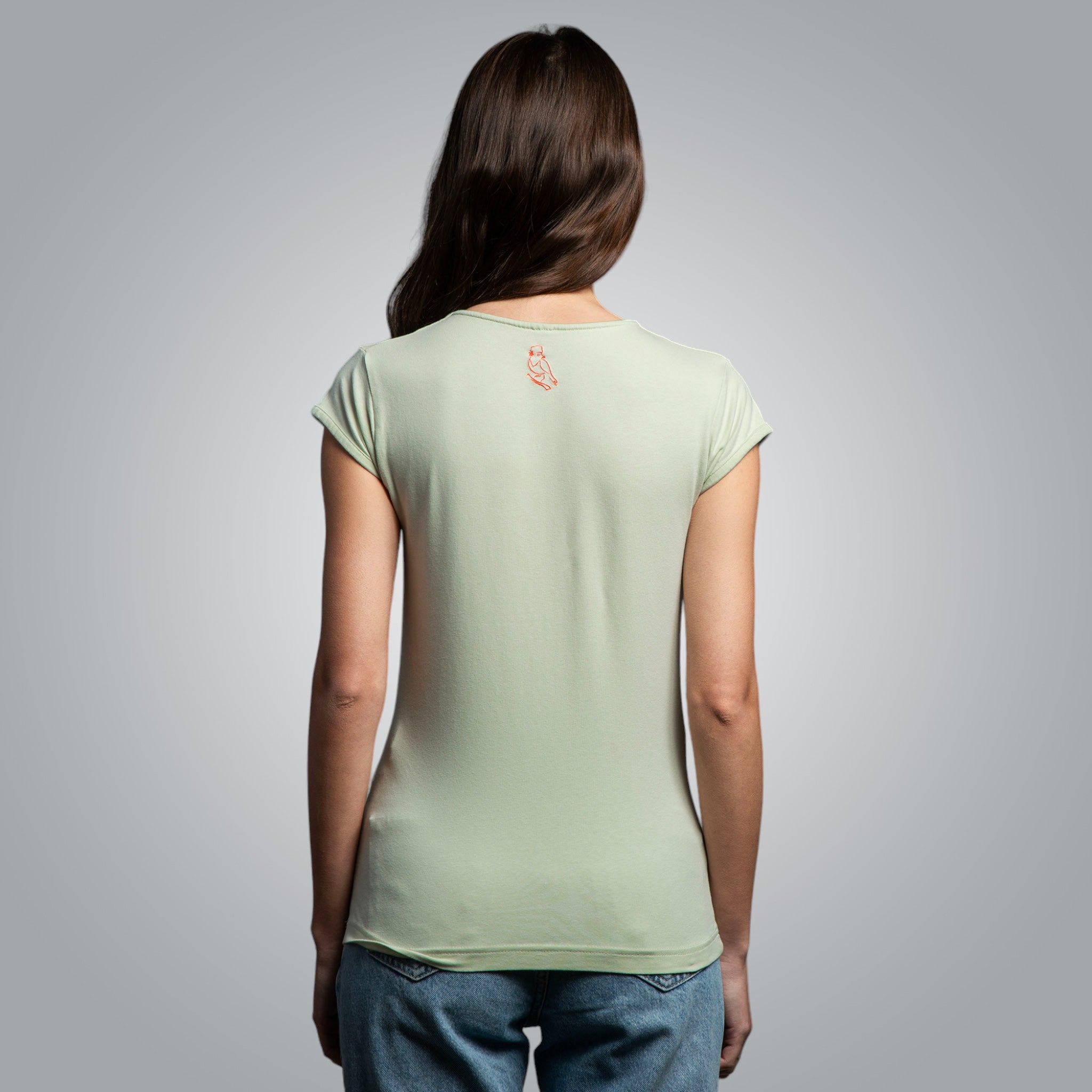 Тениска с V-деколте "Дърво на живота"