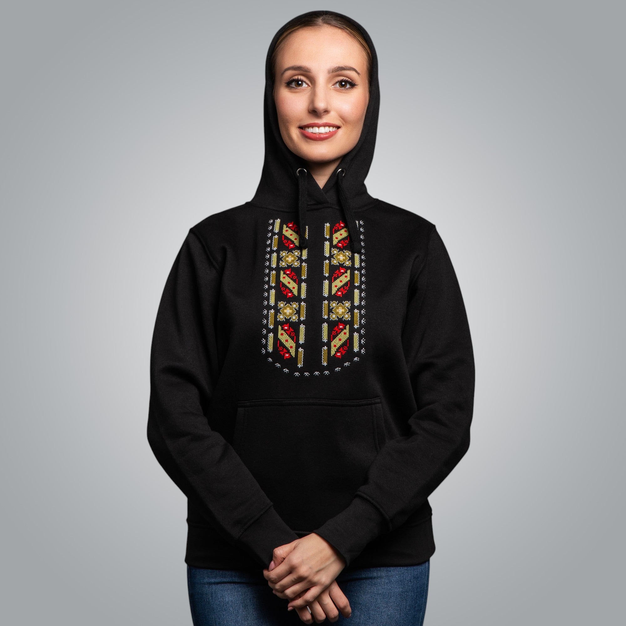 Дамска блуза с качулка "Защита"