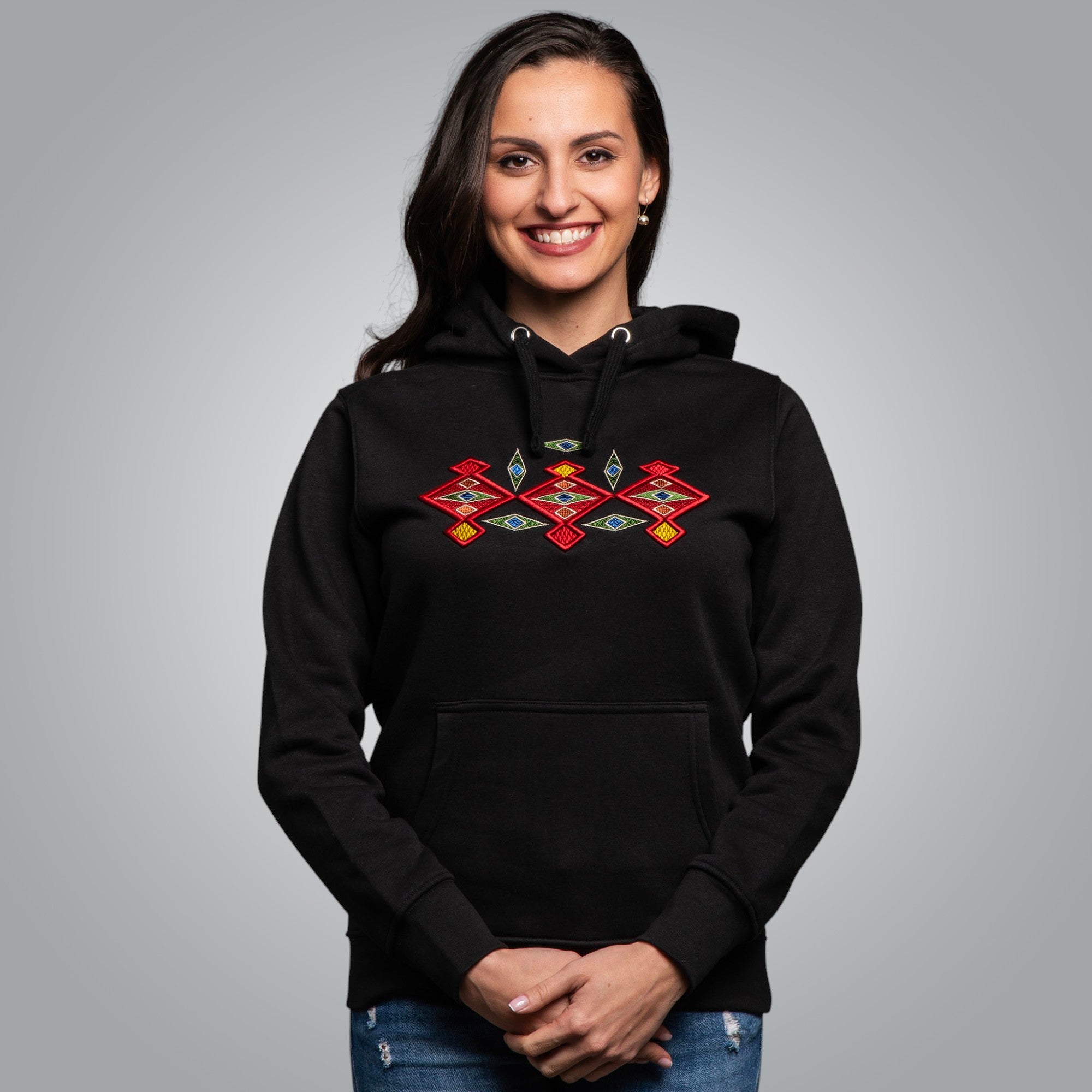 Дамска блуза с качулка "Канатица" 3D