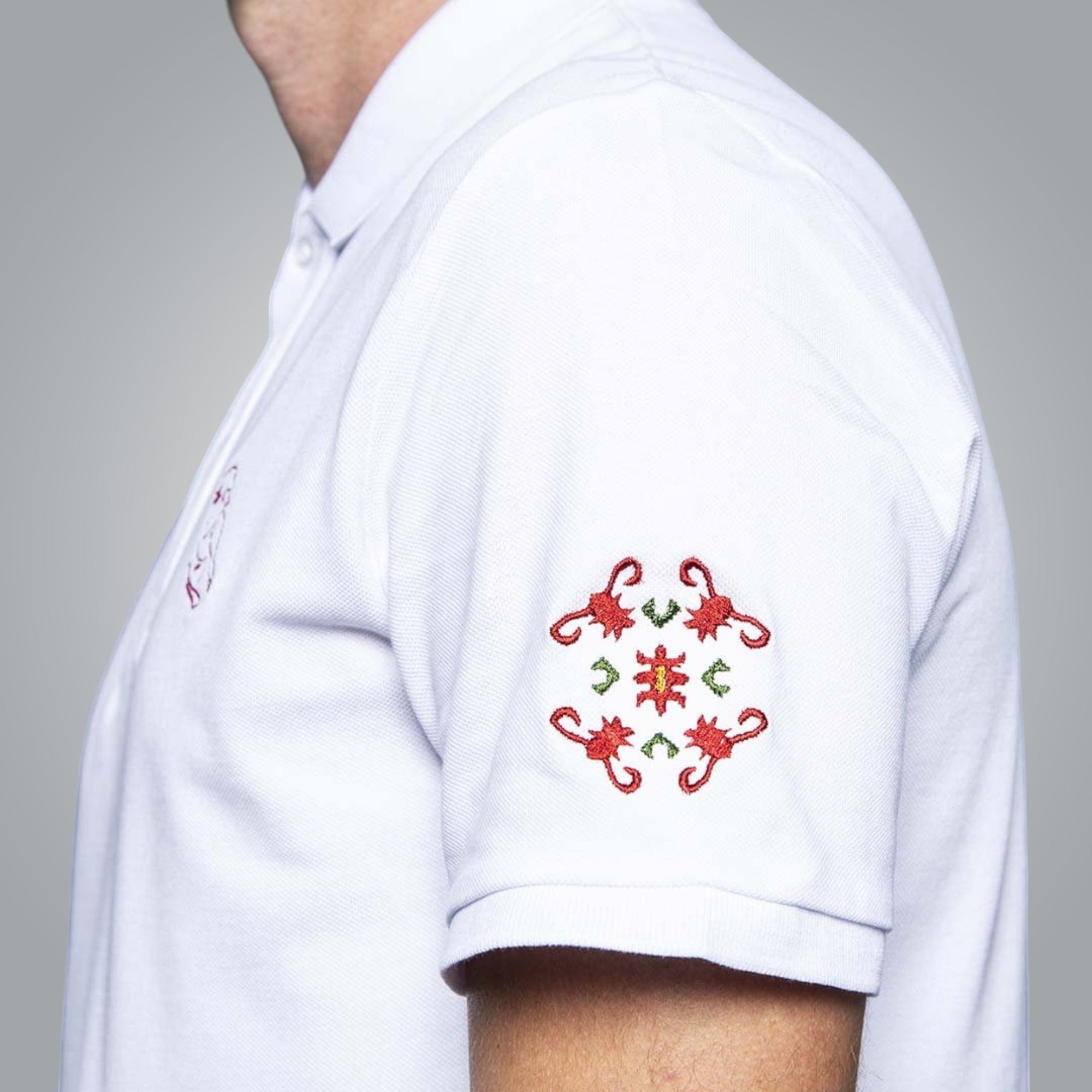 Тениска с яка "Букраний"