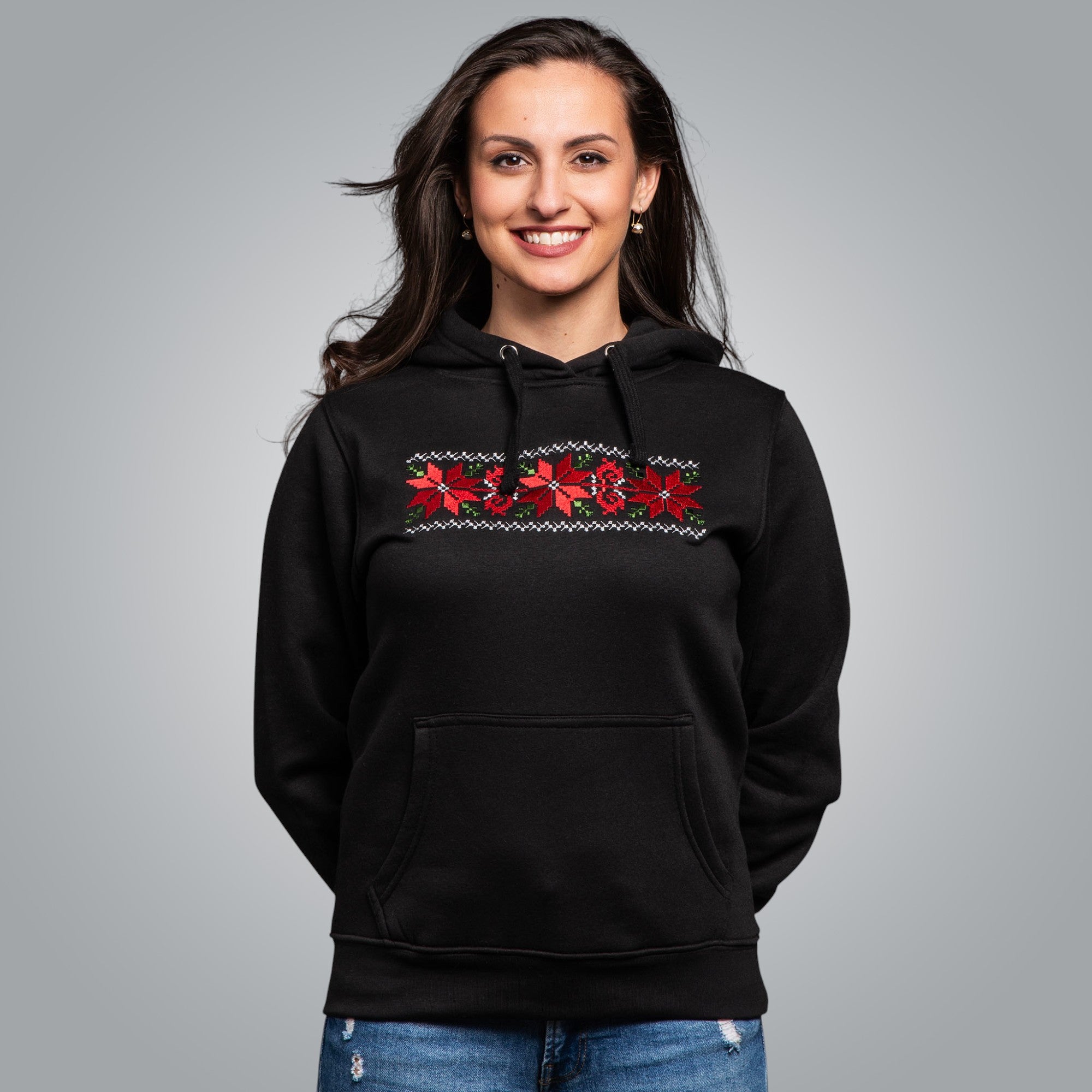 Дамска блуза с качулка "Капанска"