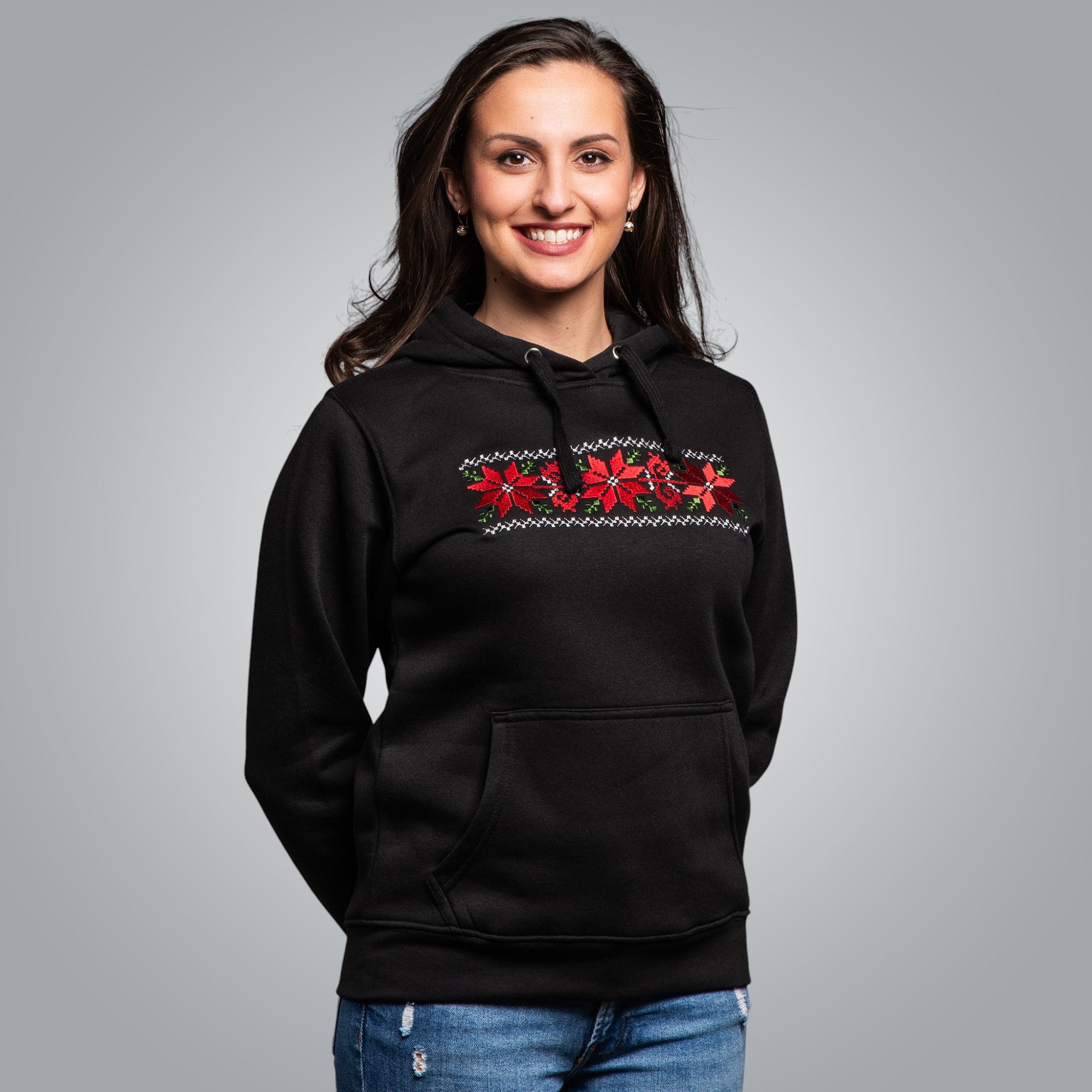 Дамска блуза с качулка "Капанска"