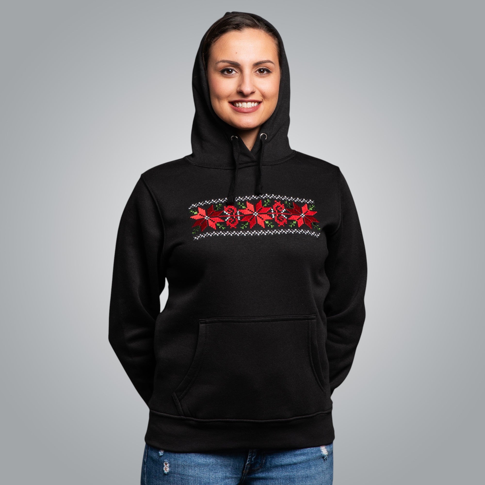 Дамска блуза с качулка "Капанска"