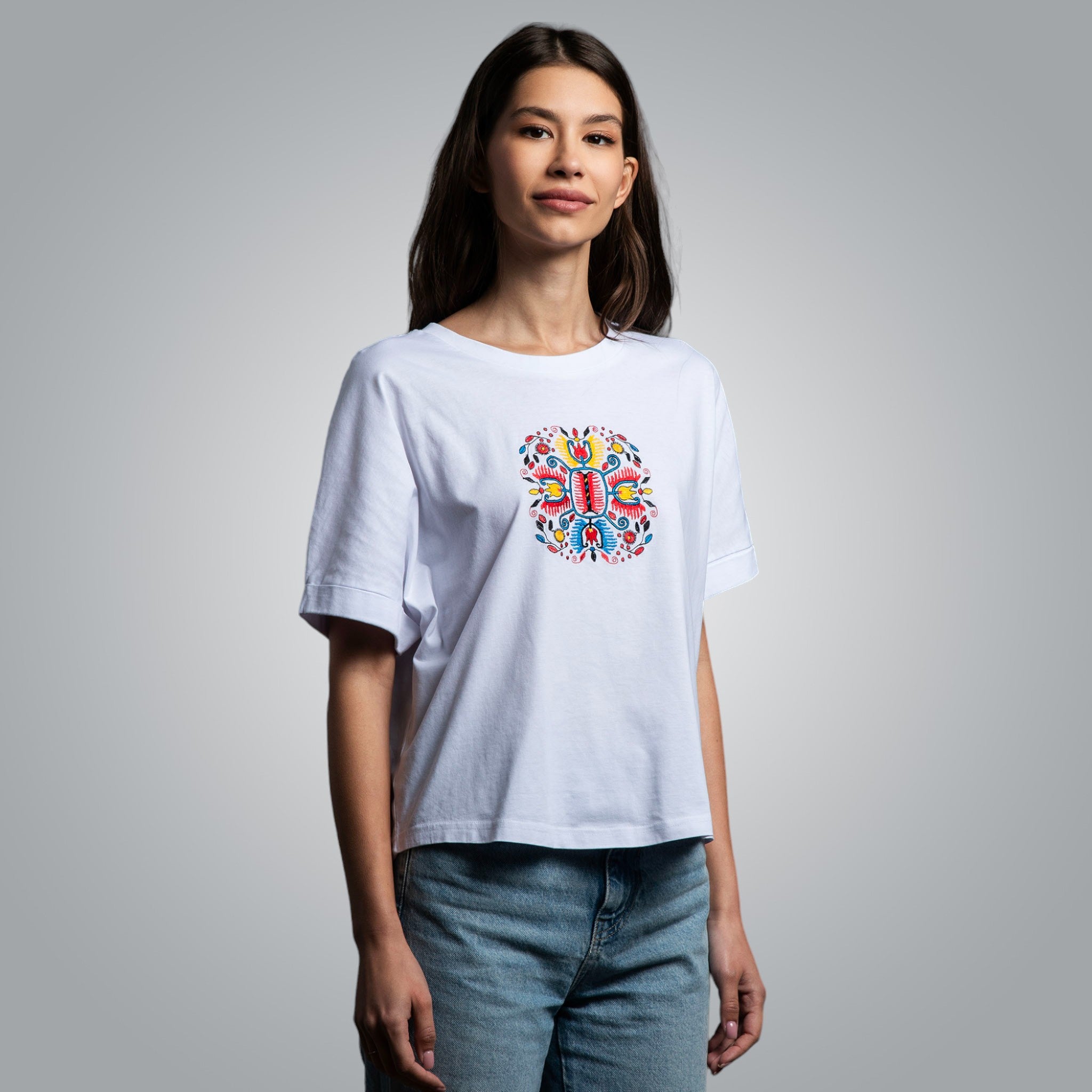 Уголемена дамска тениска "Плодородие"