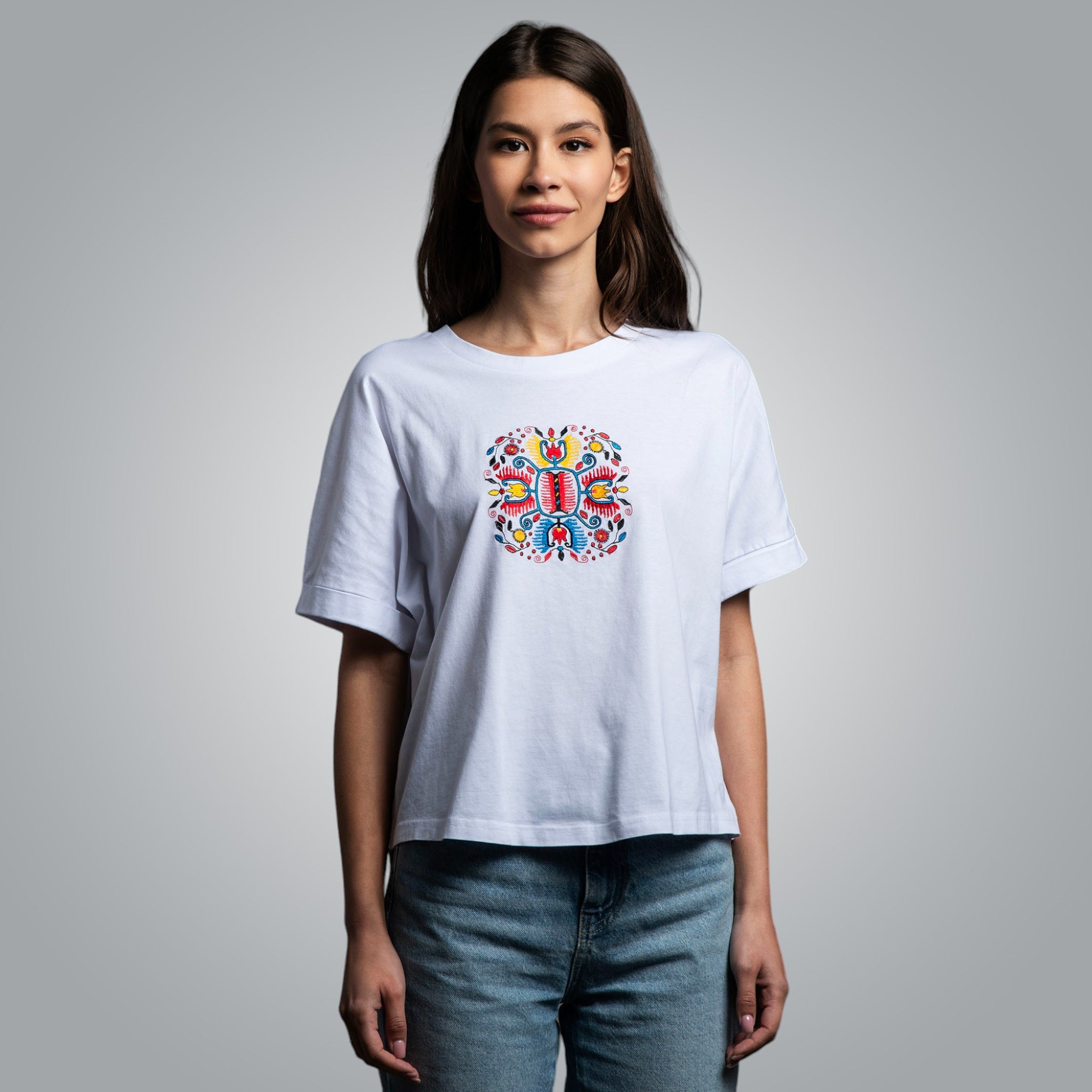 Уголемена дамска тениска "Плодородие"